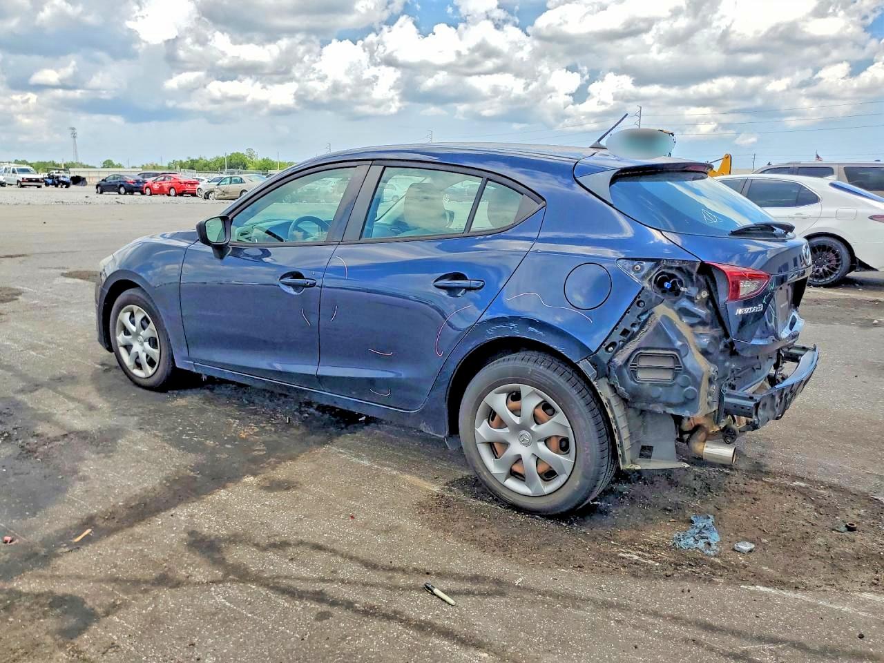 2015 Mazda 3 Sport Синий vin: 3MZBM1K71FM150120