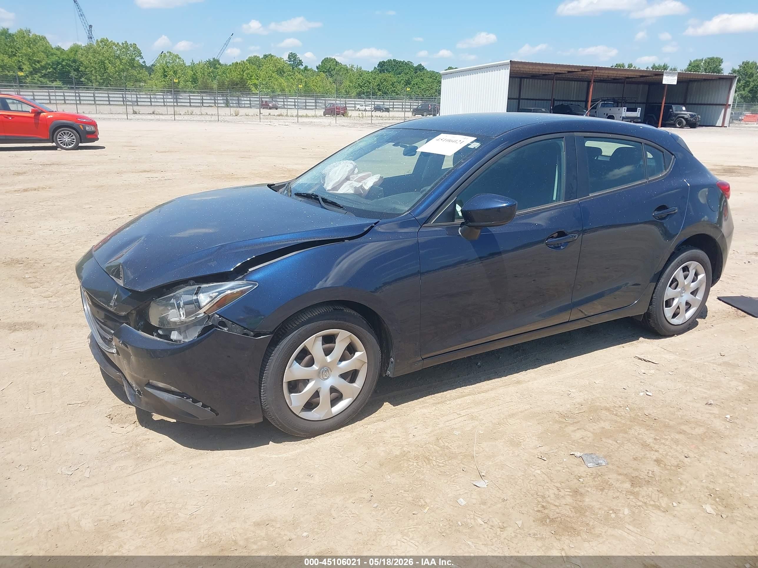 2015 Mazda Mazda3   Синий vin: 3MZBM1K71FM202930