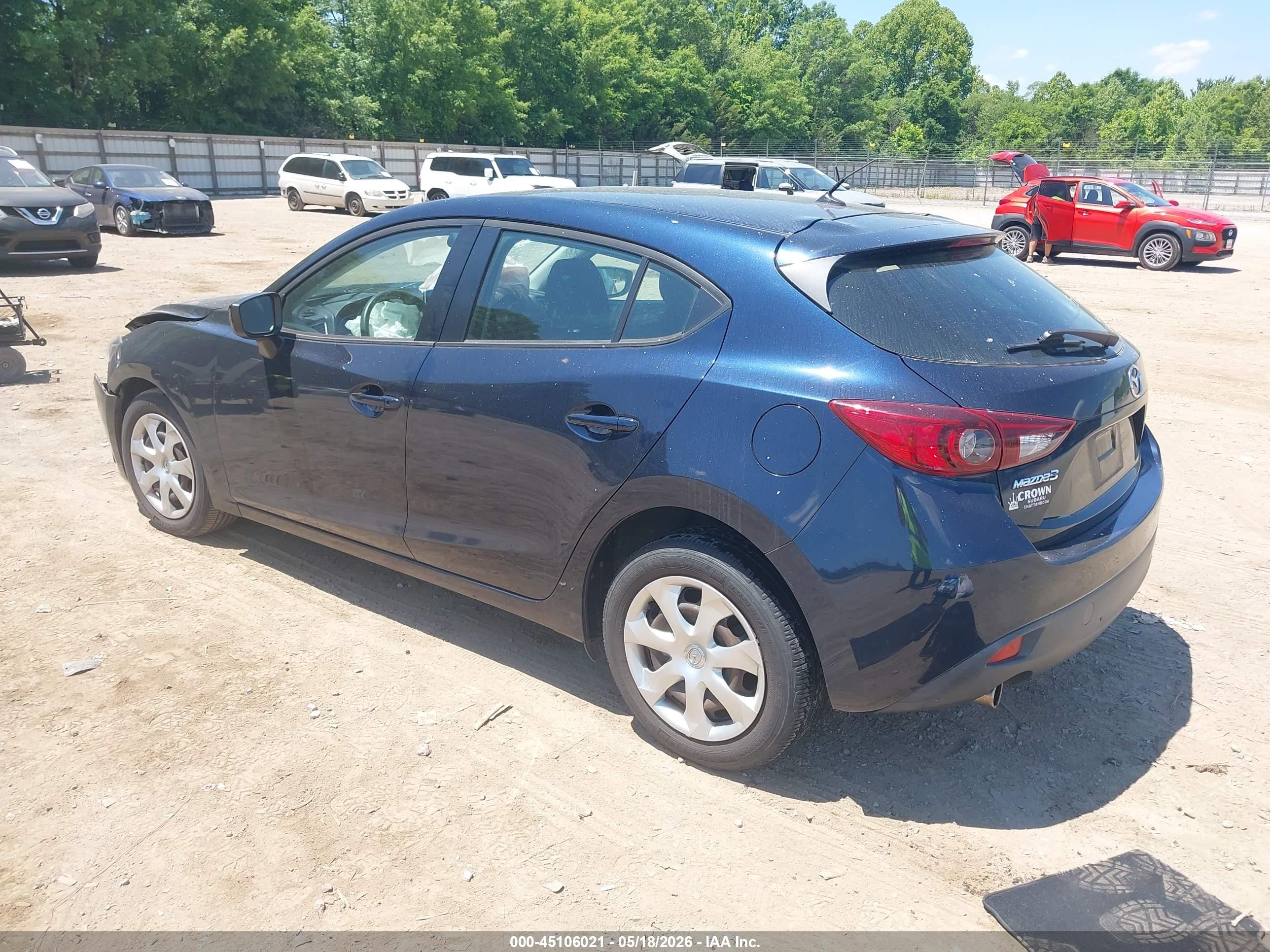 2015 Mazda Mazda3   Синий vin: 3MZBM1K71FM202930