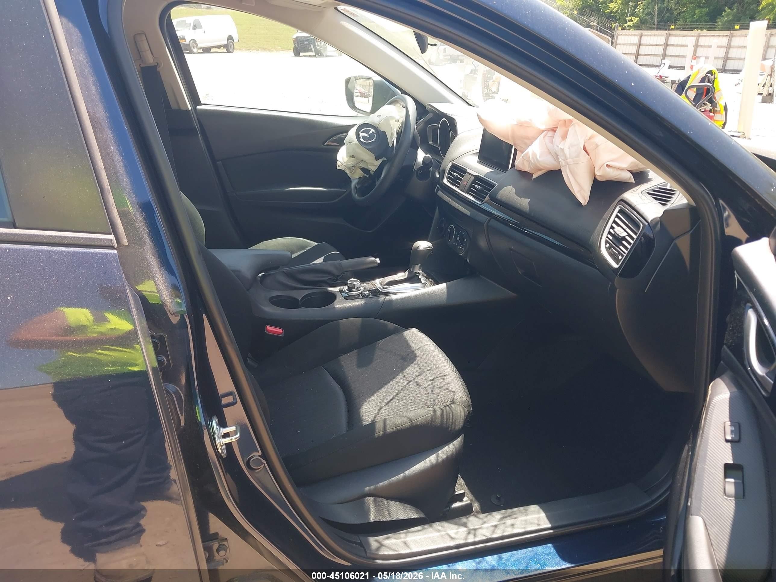 2015 Mazda Mazda3   Синий vin: 3MZBM1K71FM202930