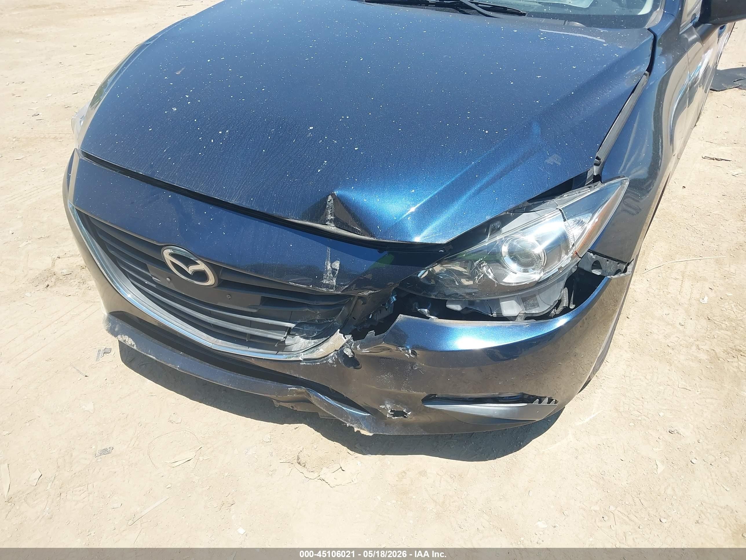 2015 Mazda Mazda3   Синий vin: 3MZBM1K71FM202930