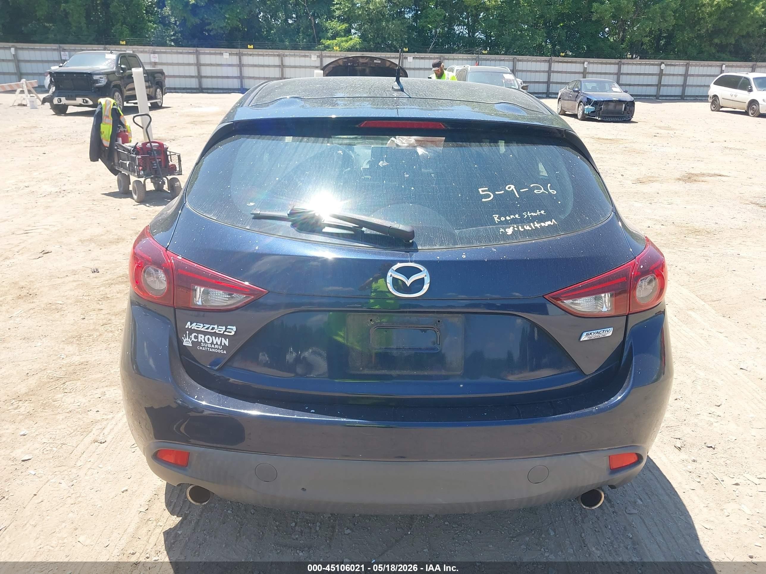 2015 Mazda Mazda3   Синий vin: 3MZBM1K71FM202930