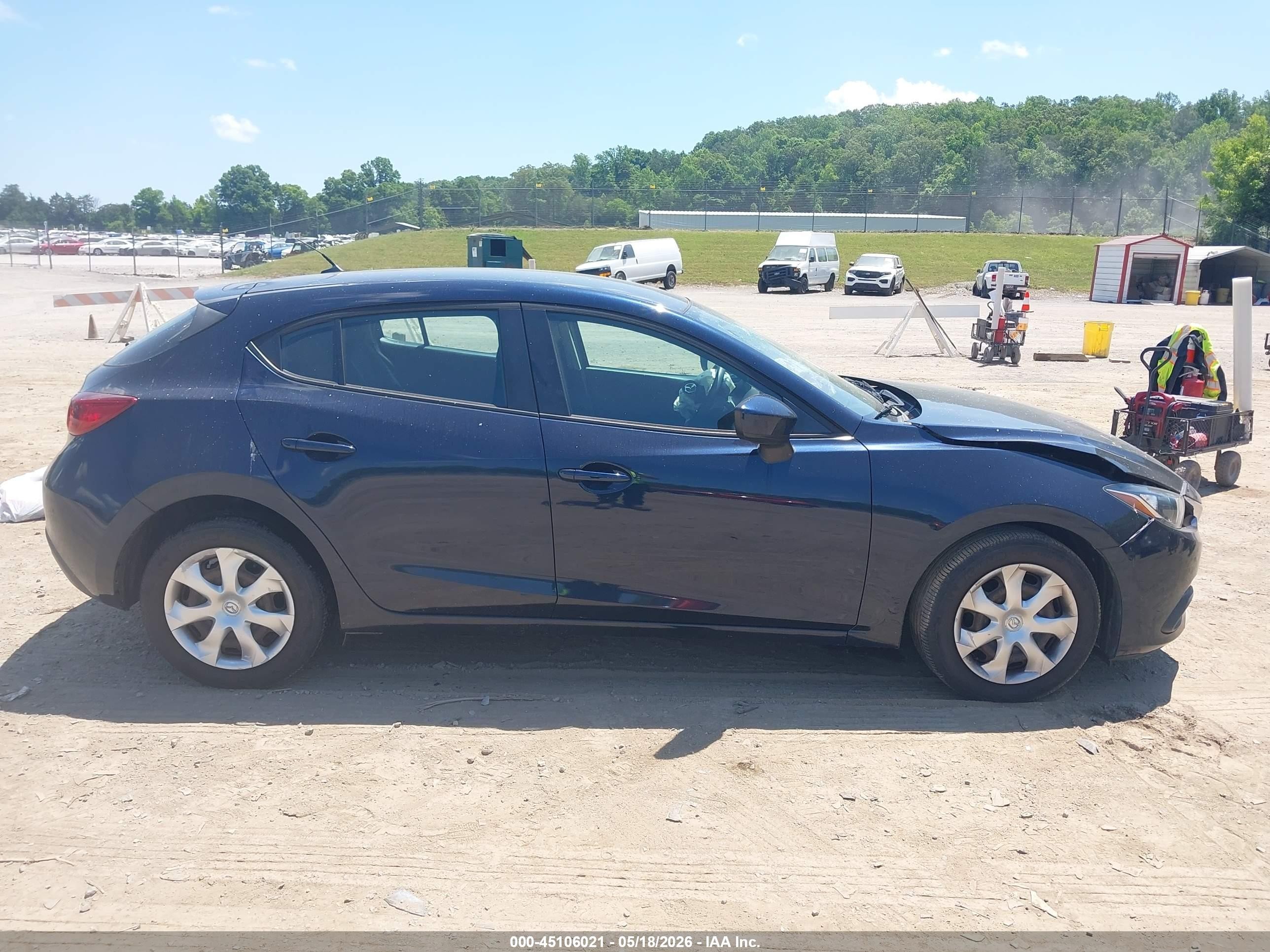 2015 Mazda Mazda3   Синий vin: 3MZBM1K71FM202930