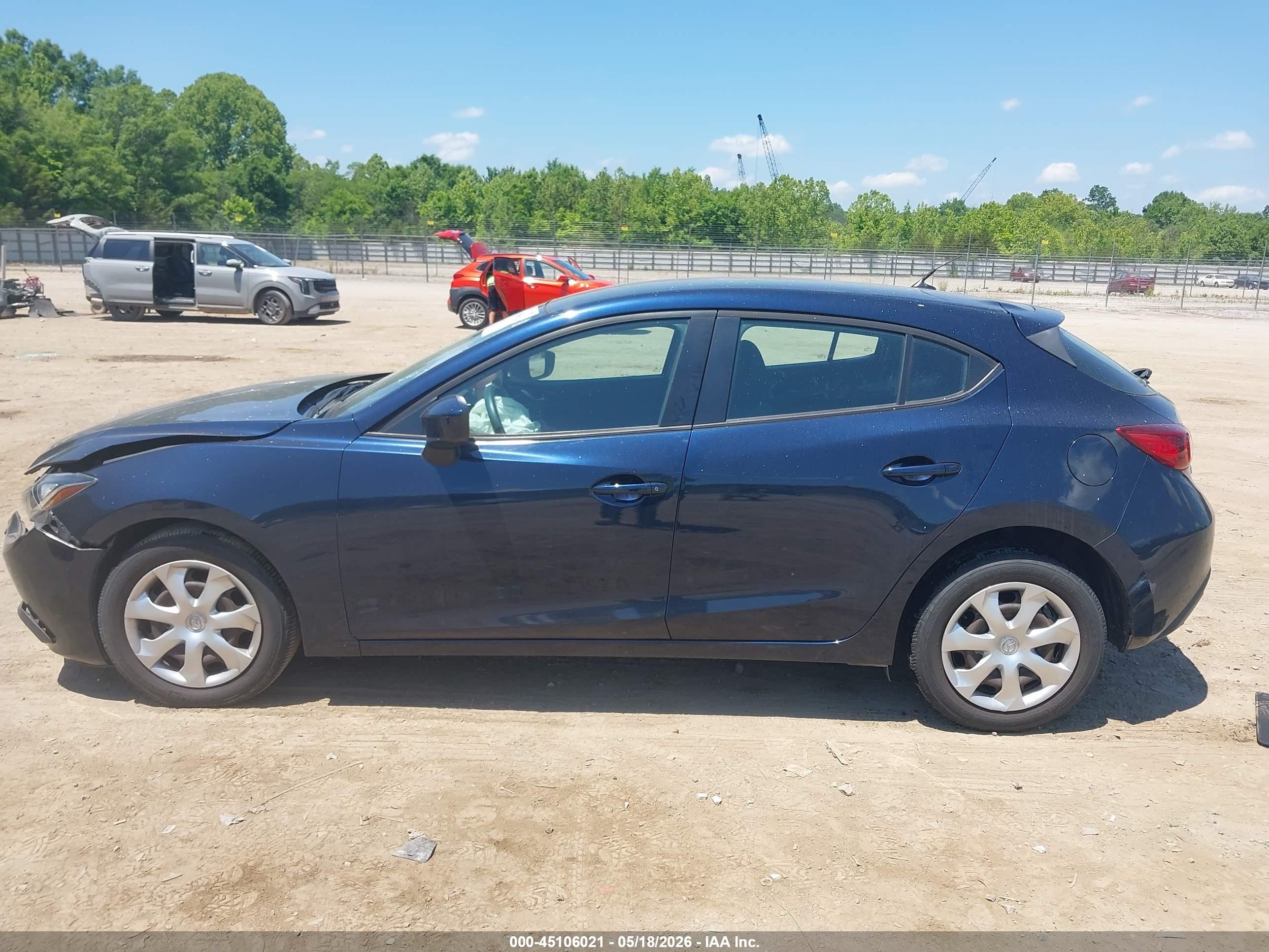 2015 Mazda Mazda3   Синий vin: 3MZBM1K71FM202930