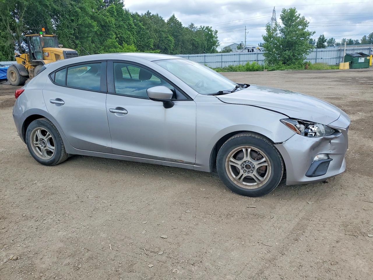 2015 Mazda 3 Sport Silver vin: 3MZBM1K71FM223745