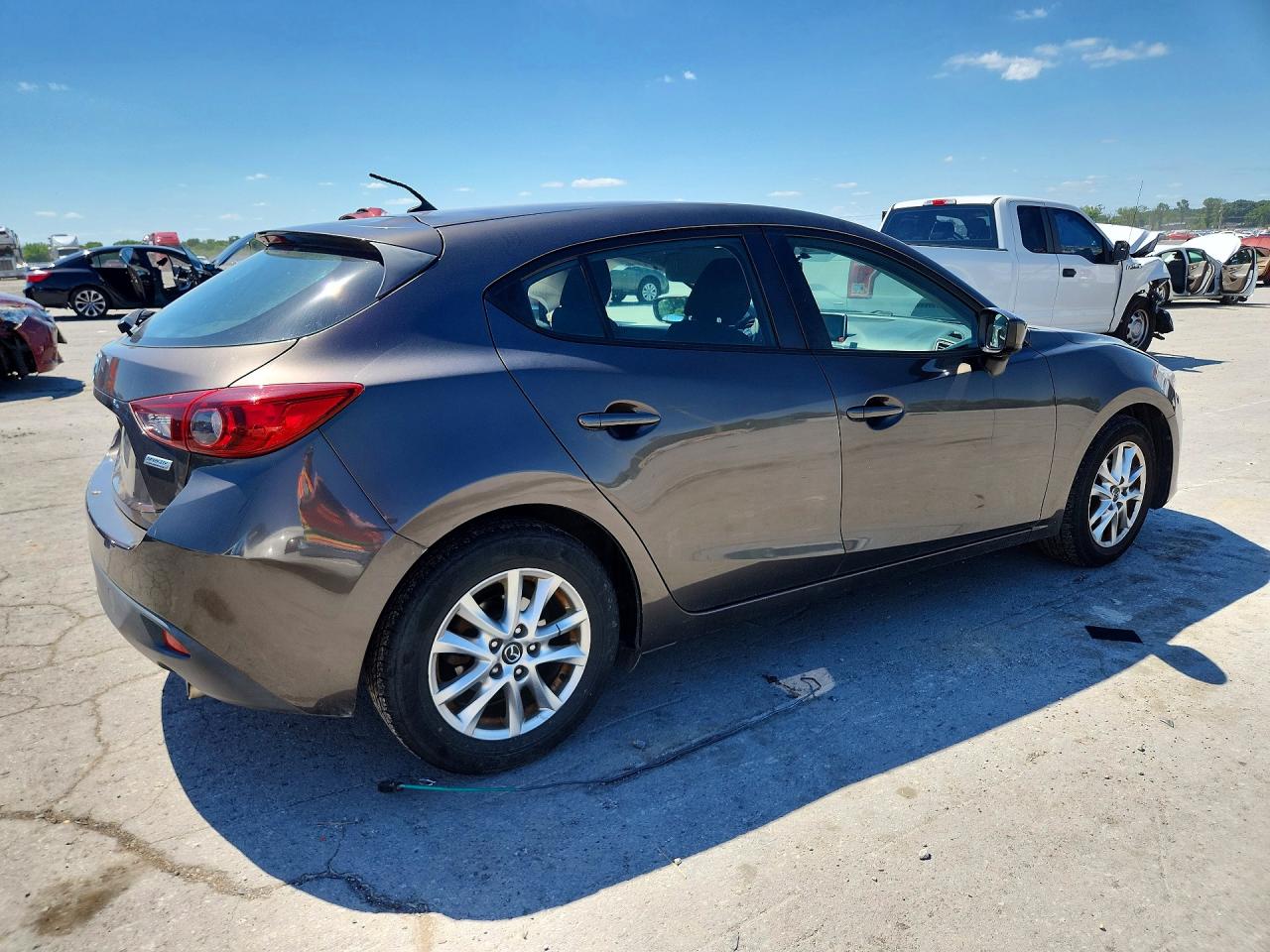 2015 Mazda 3 Sport Gray vin: 3MZBM1K72FM213709