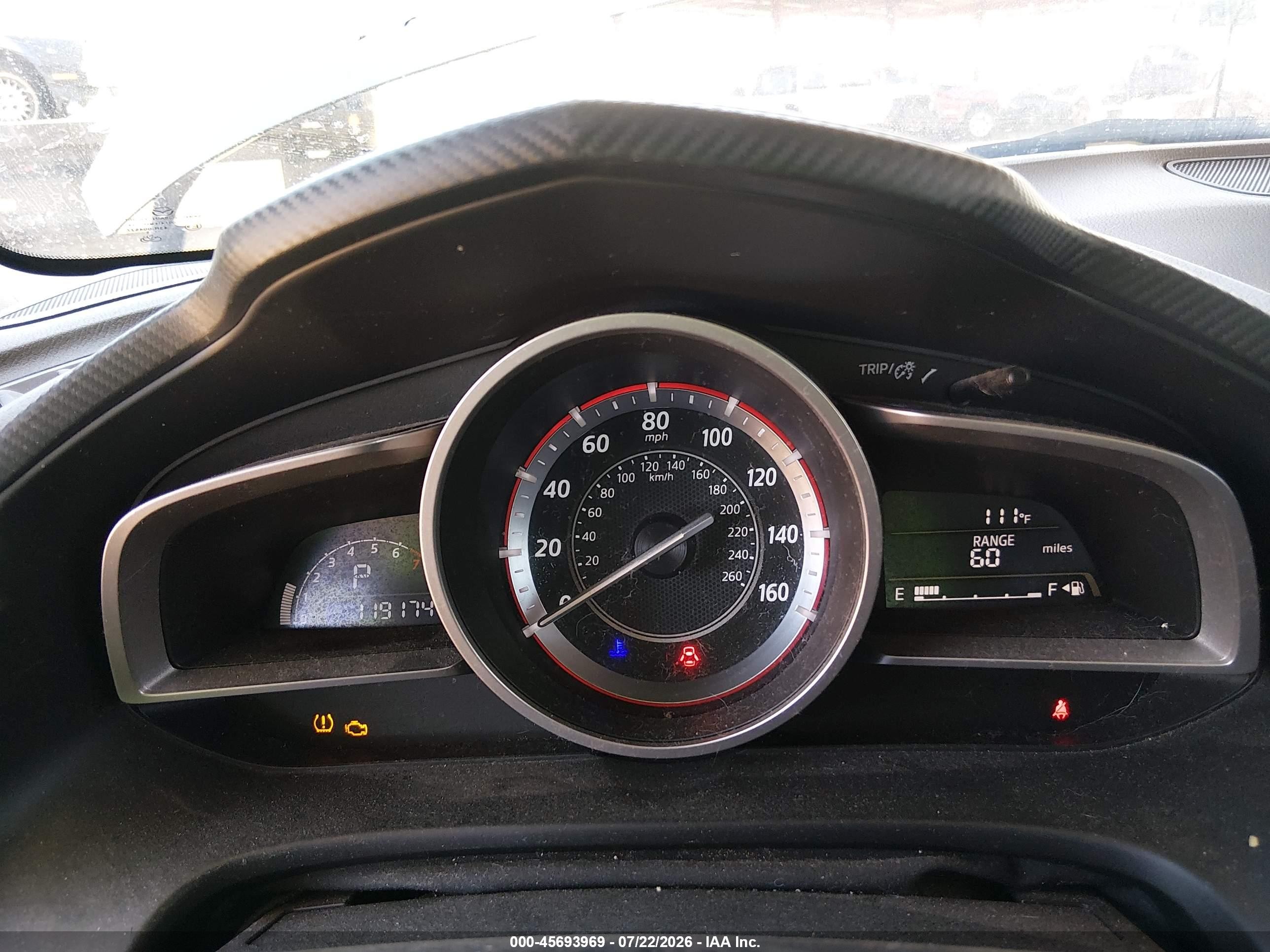 2015 Mazda Mazda3 I Sport Gray vin: 3MZBM1K72FM224550