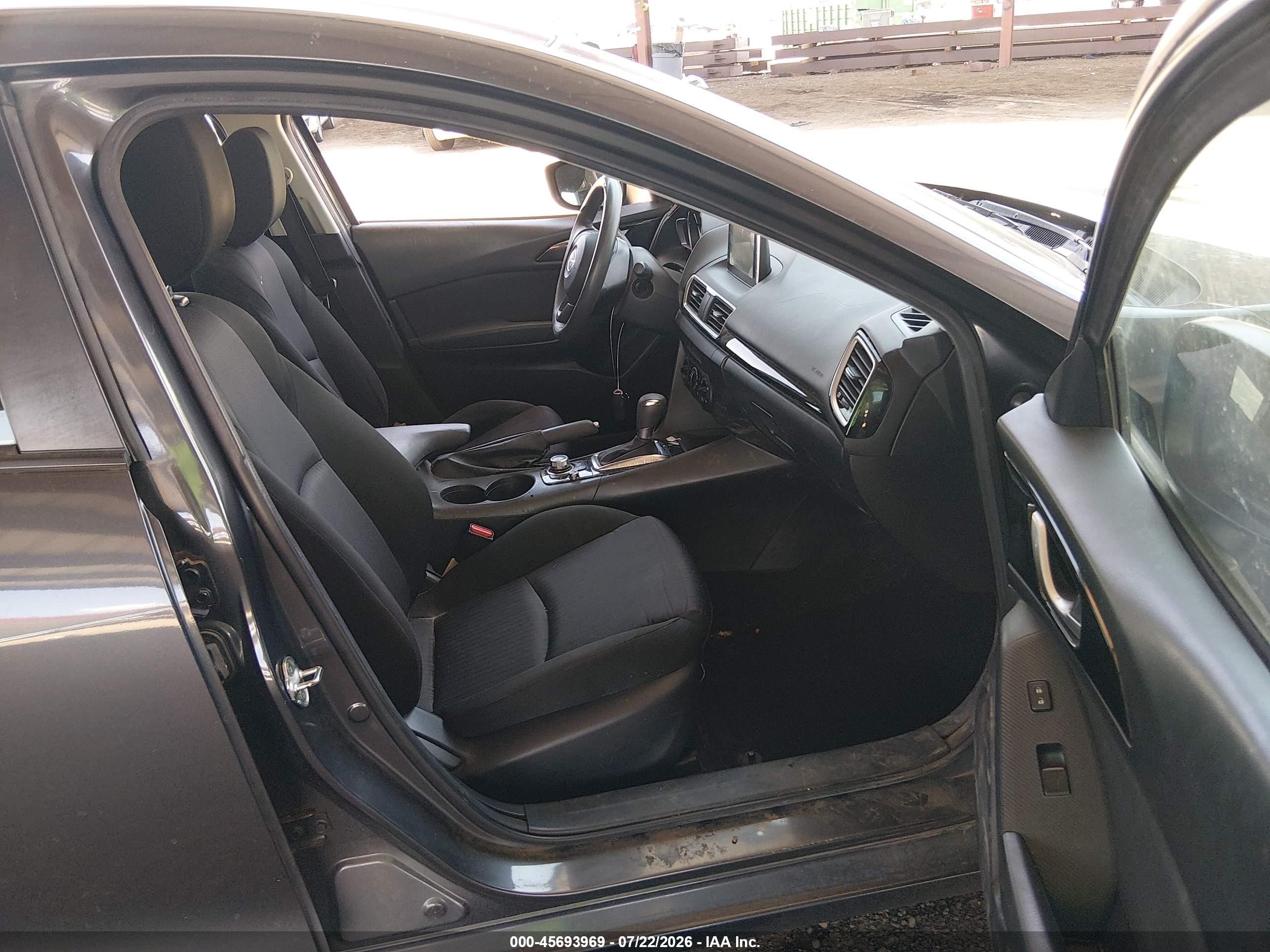 2015 Mazda Mazda3 I Sport Gray vin: 3MZBM1K72FM224550