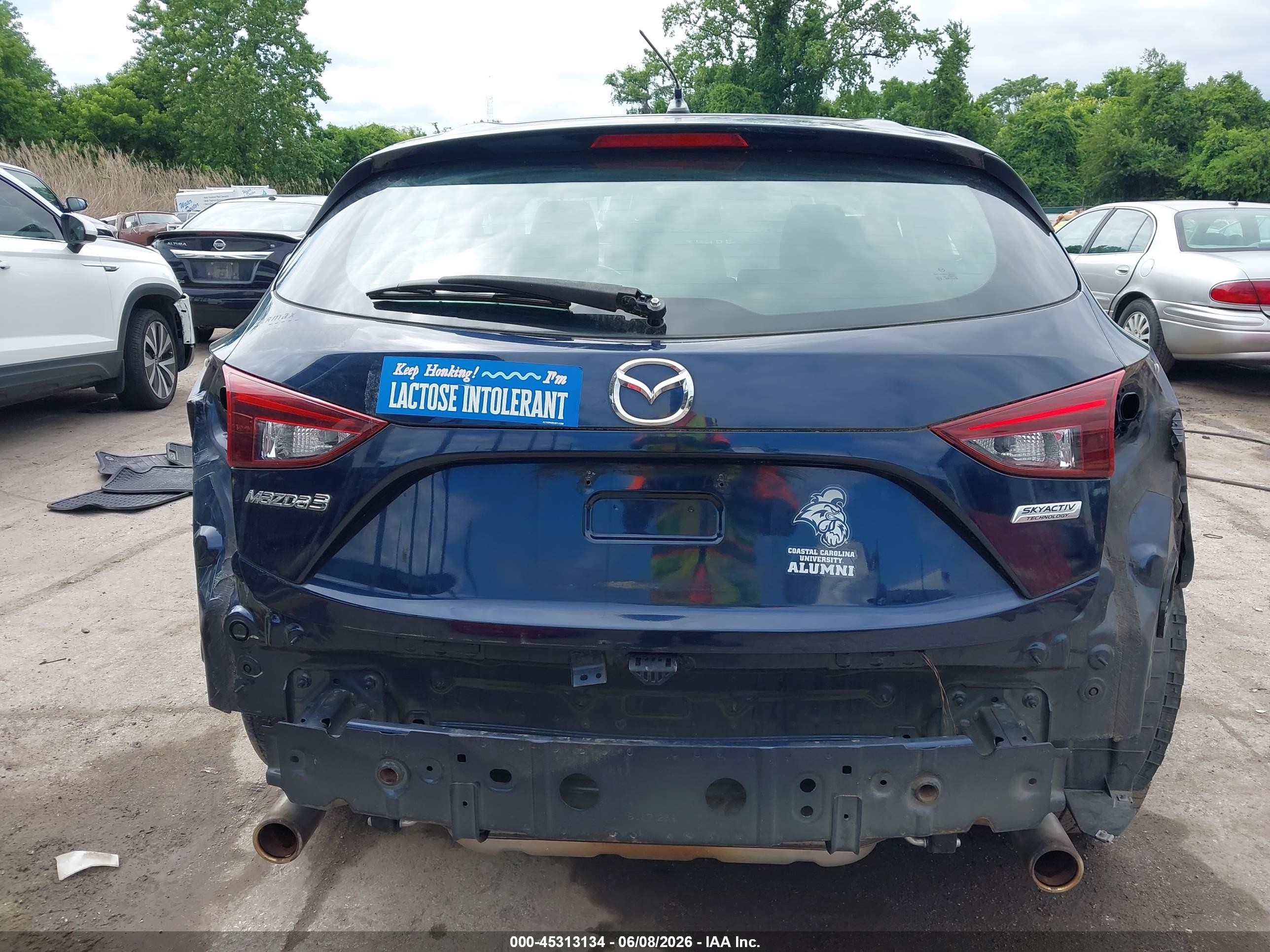 2015 Mazda Mazda3 I Sport Blue vin: 3MZBM1K73FM174564