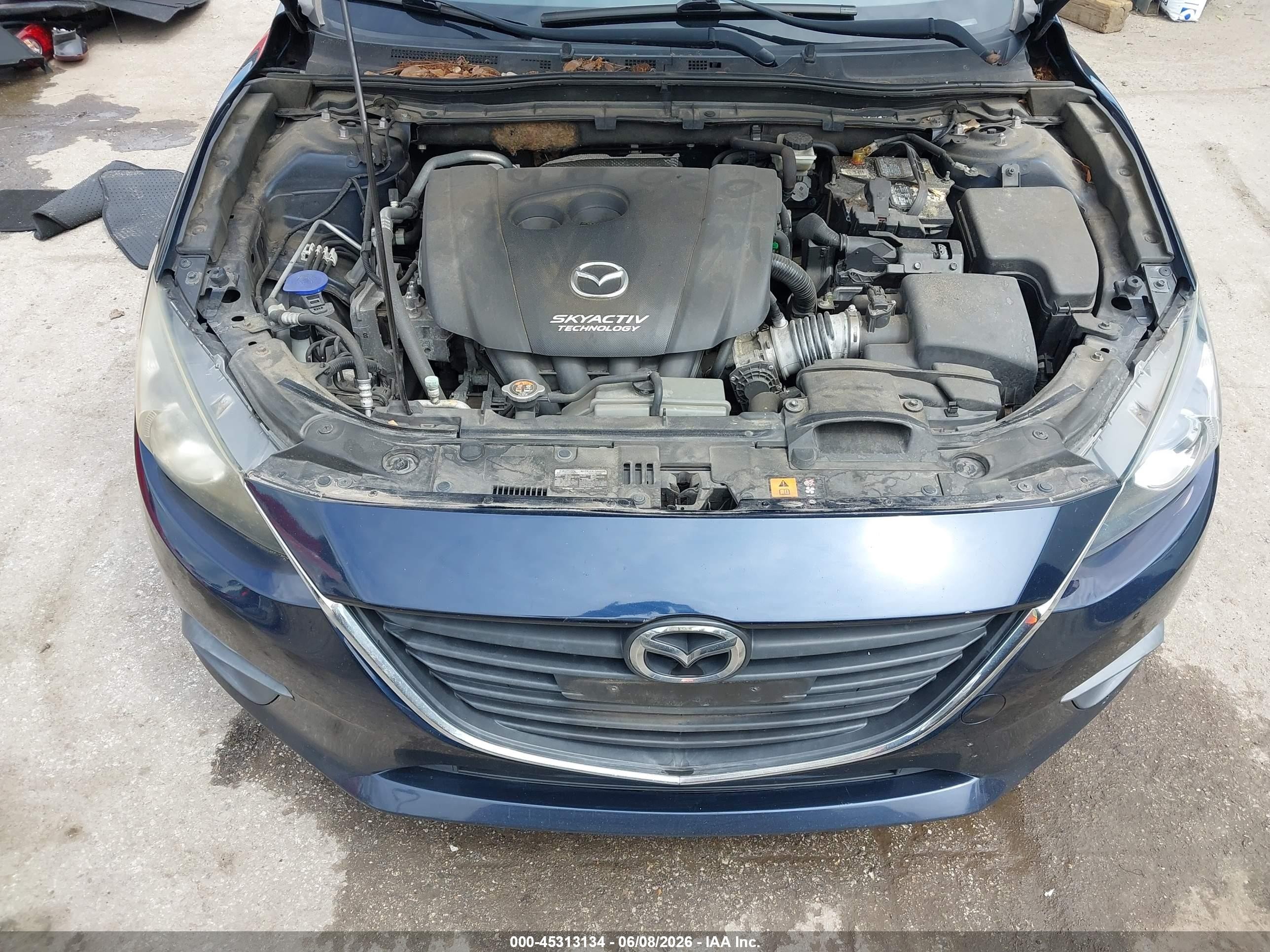 2015 Mazda Mazda3 I Sport Blue vin: 3MZBM1K73FM174564