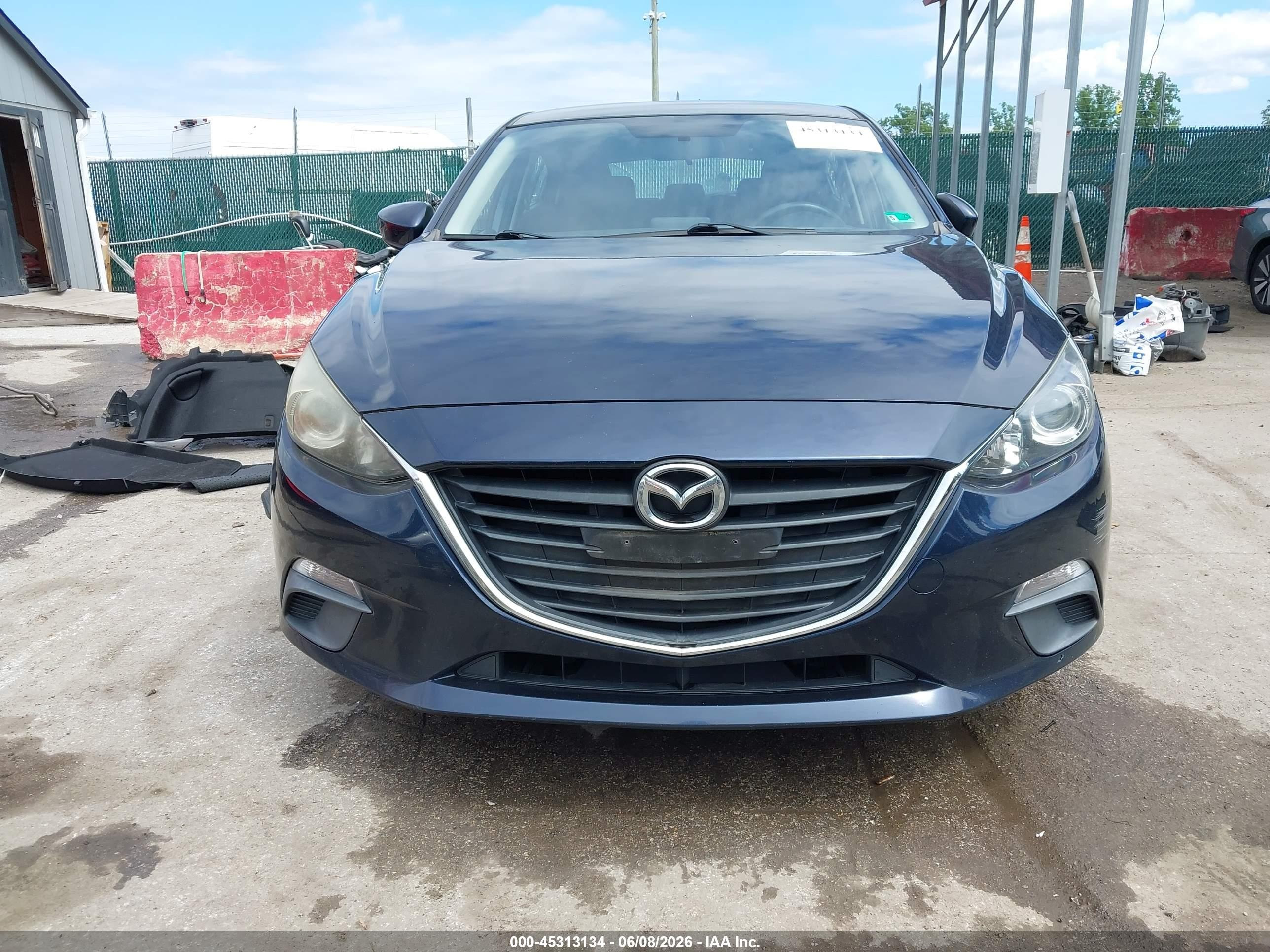 2015 Mazda Mazda3 I Sport Blue vin: 3MZBM1K73FM174564