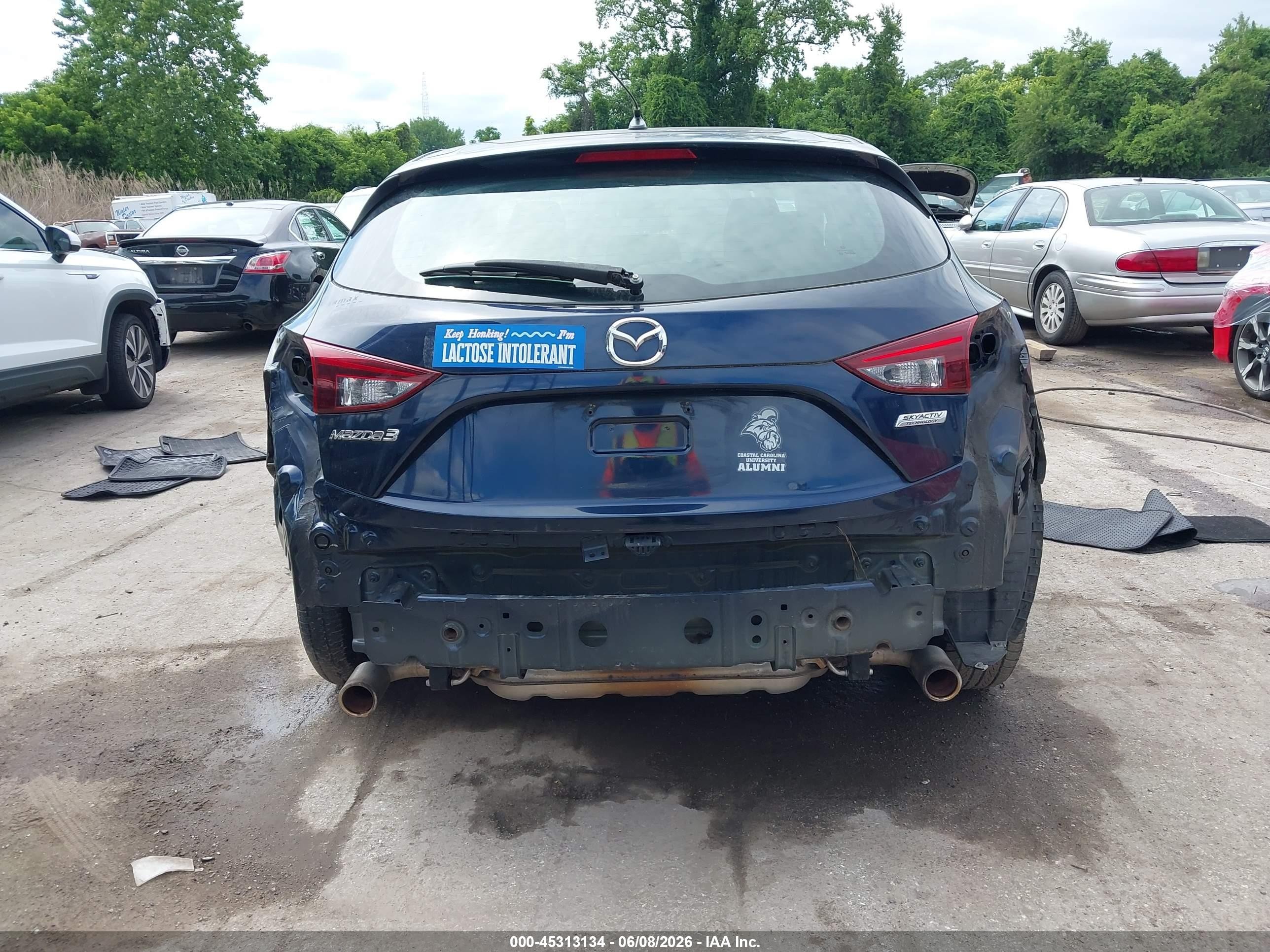 2015 Mazda Mazda3 I Sport Blue vin: 3MZBM1K73FM174564