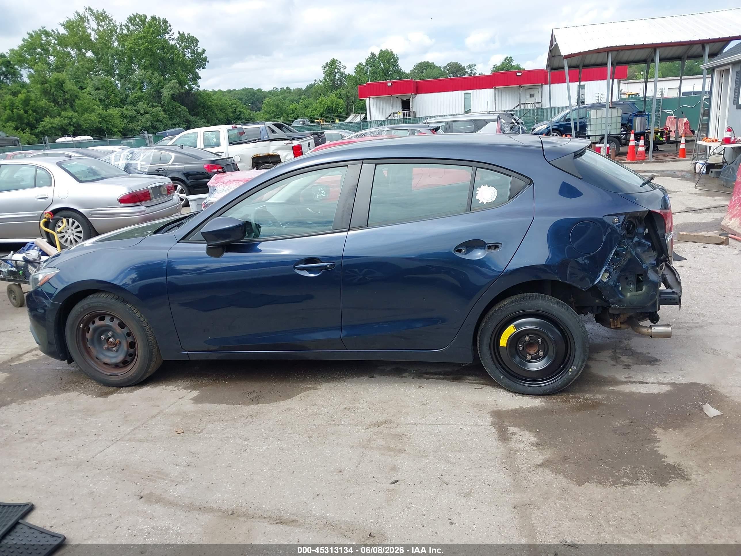 2015 Mazda Mazda3 I Sport Blue vin: 3MZBM1K73FM174564
