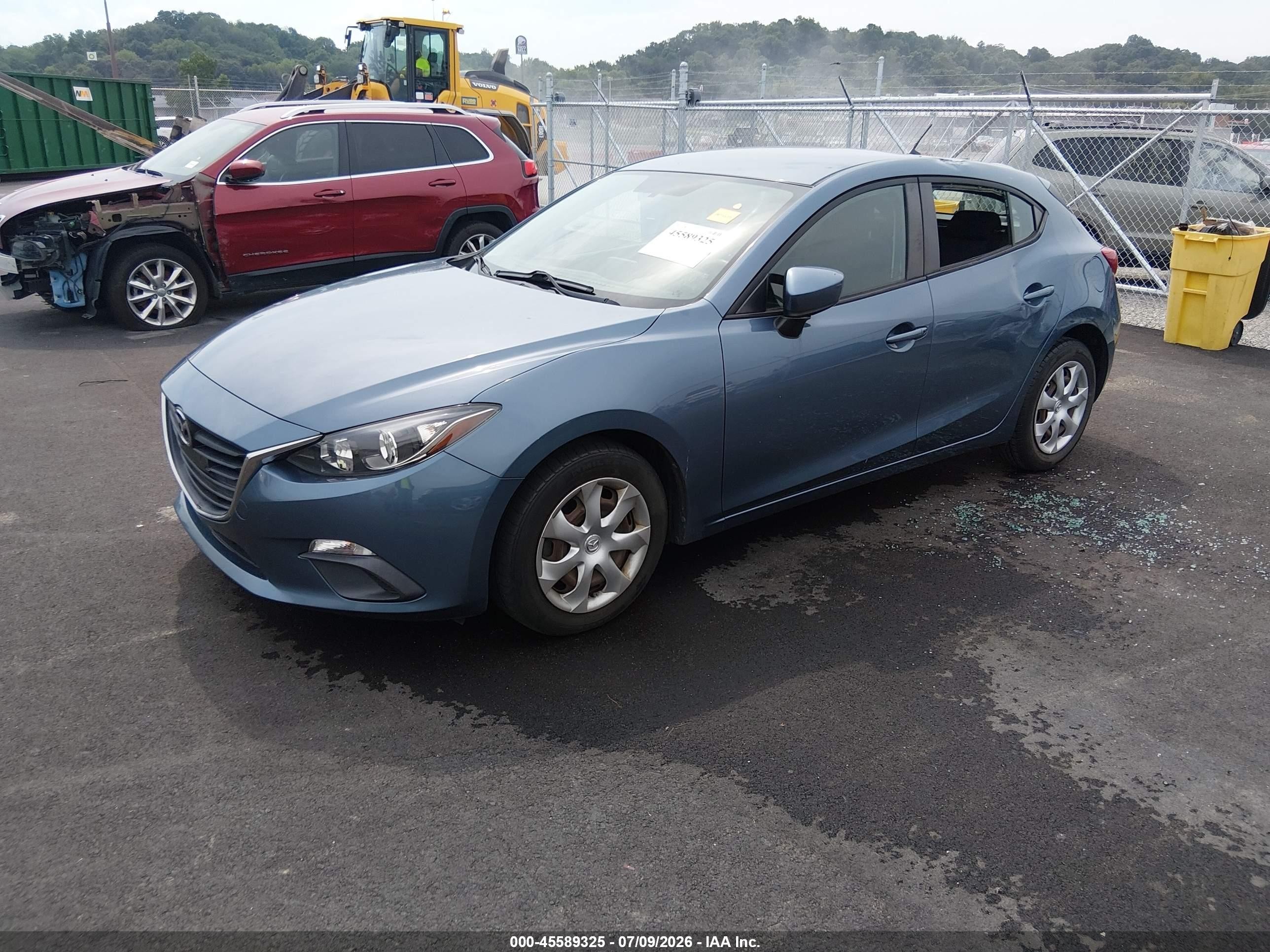 2015 Mazda Mazda3 I Sport Blue vin: 3MZBM1K75FM192712