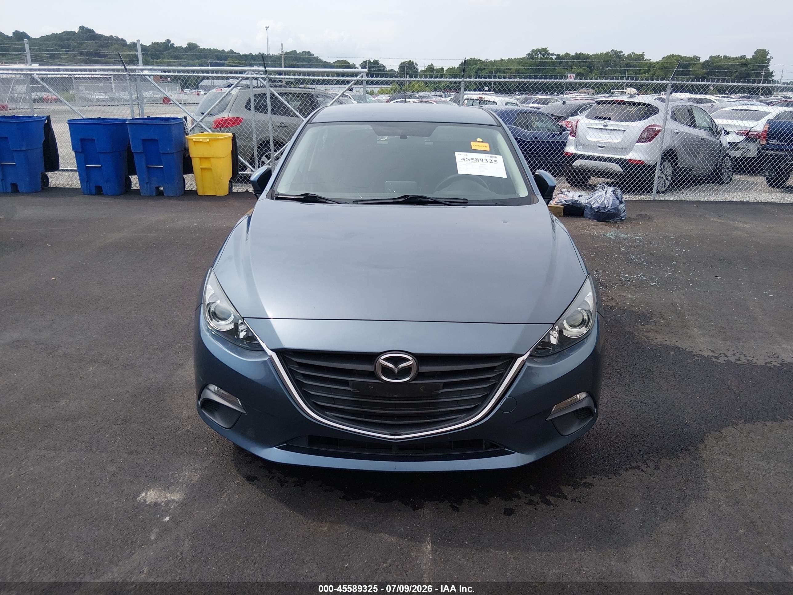 2015 Mazda Mazda3 I Sport Blue vin: 3MZBM1K75FM192712