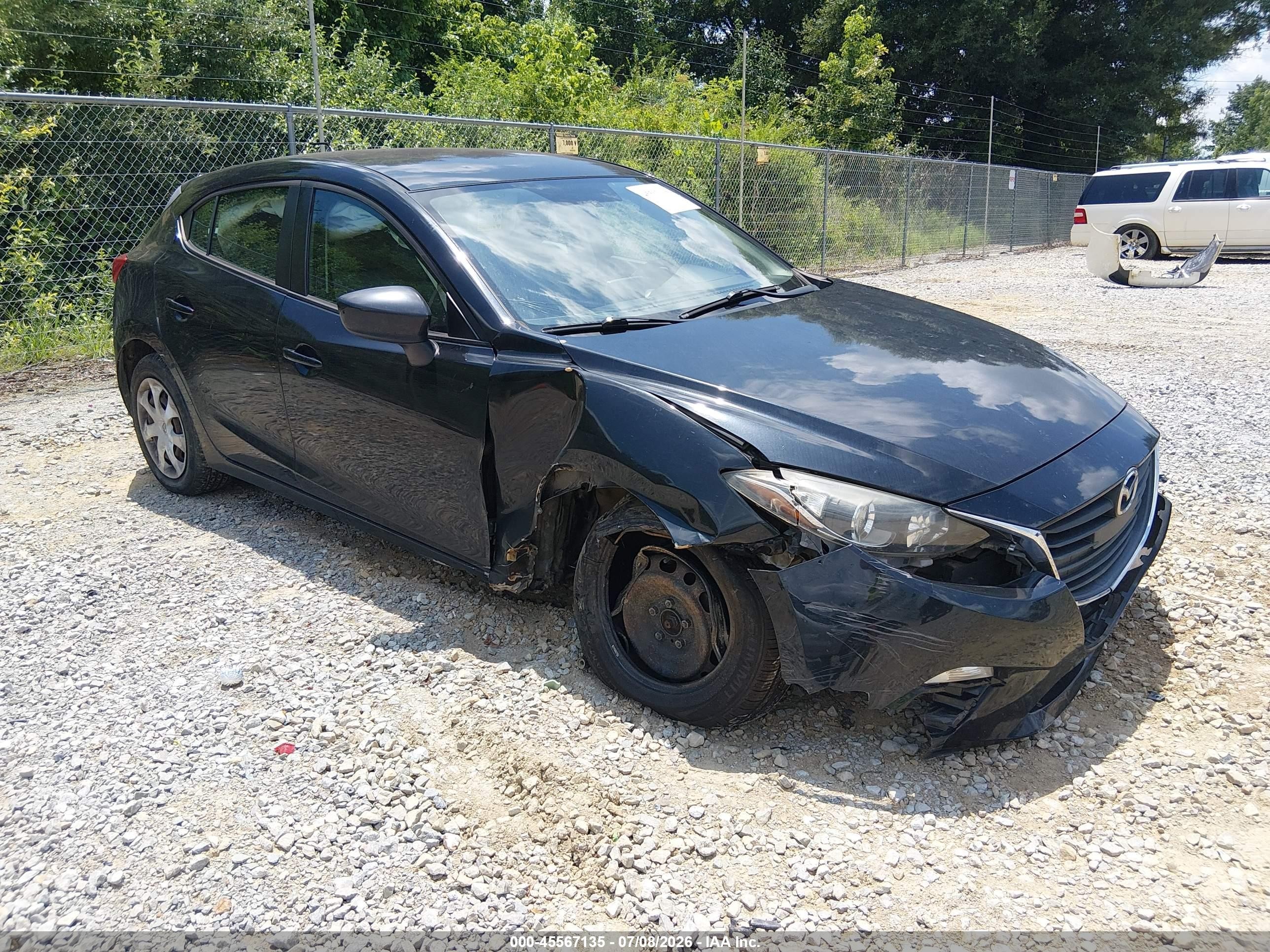 2015 Mazda Mazda3   Black vin: 3MZBM1K75FM209511