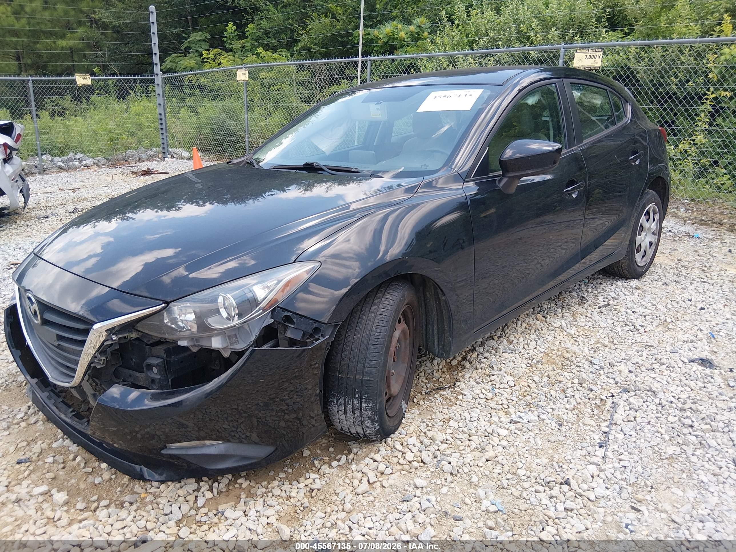 2015 Mazda Mazda3   Black vin: 3MZBM1K75FM209511