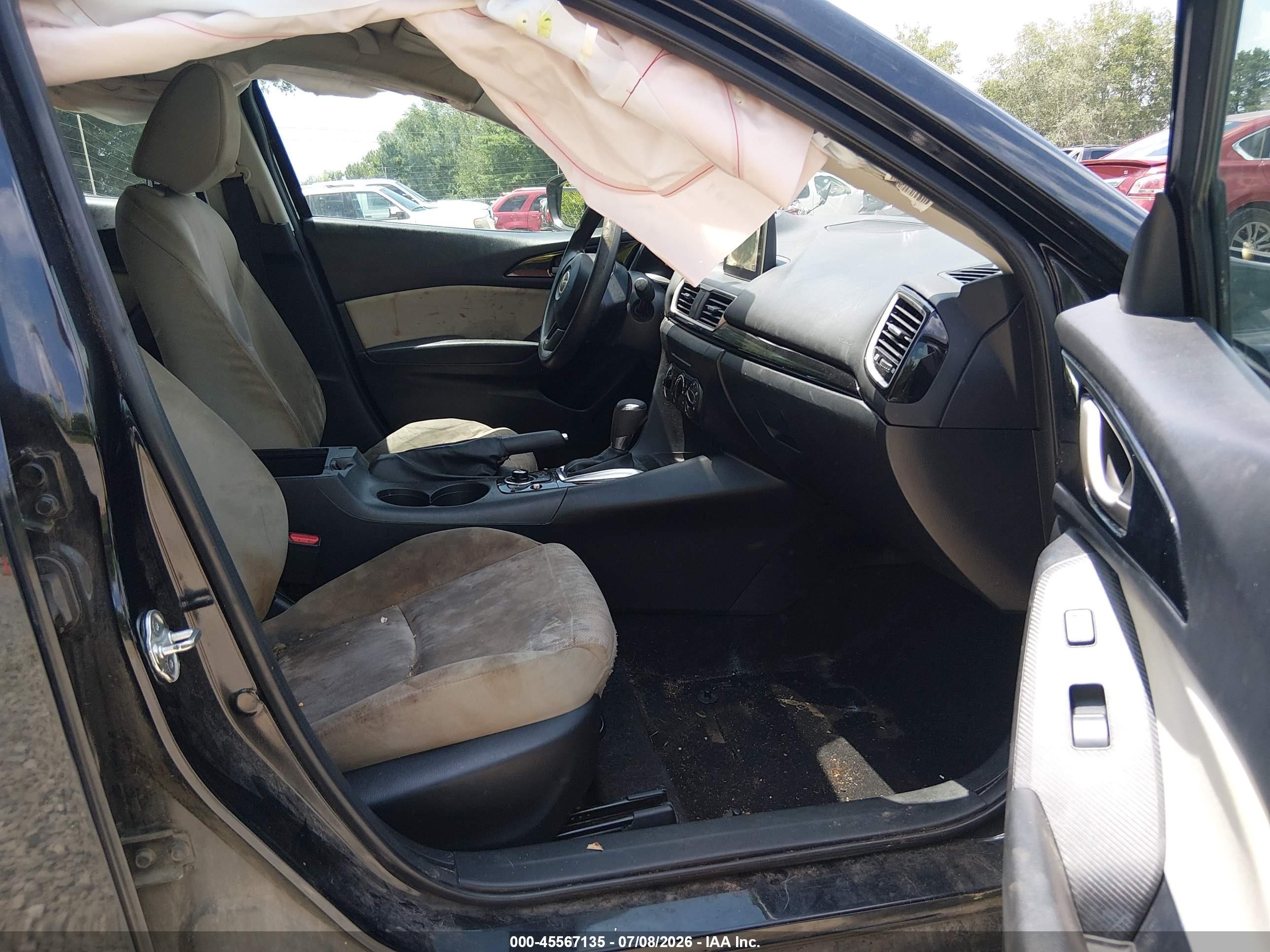 2015 Mazda Mazda3   Black vin: 3MZBM1K75FM209511