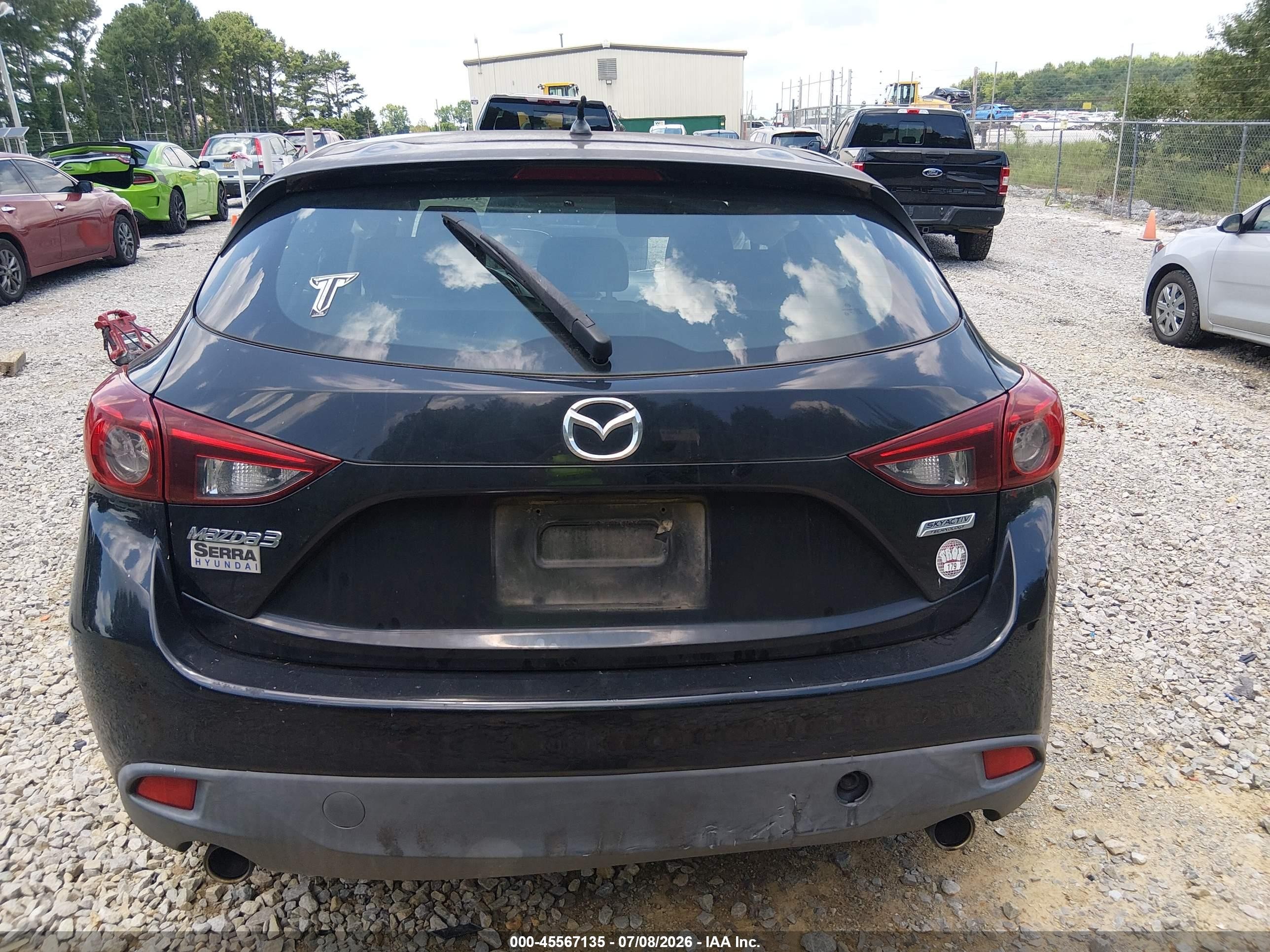 2015 Mazda Mazda3   Black vin: 3MZBM1K75FM209511