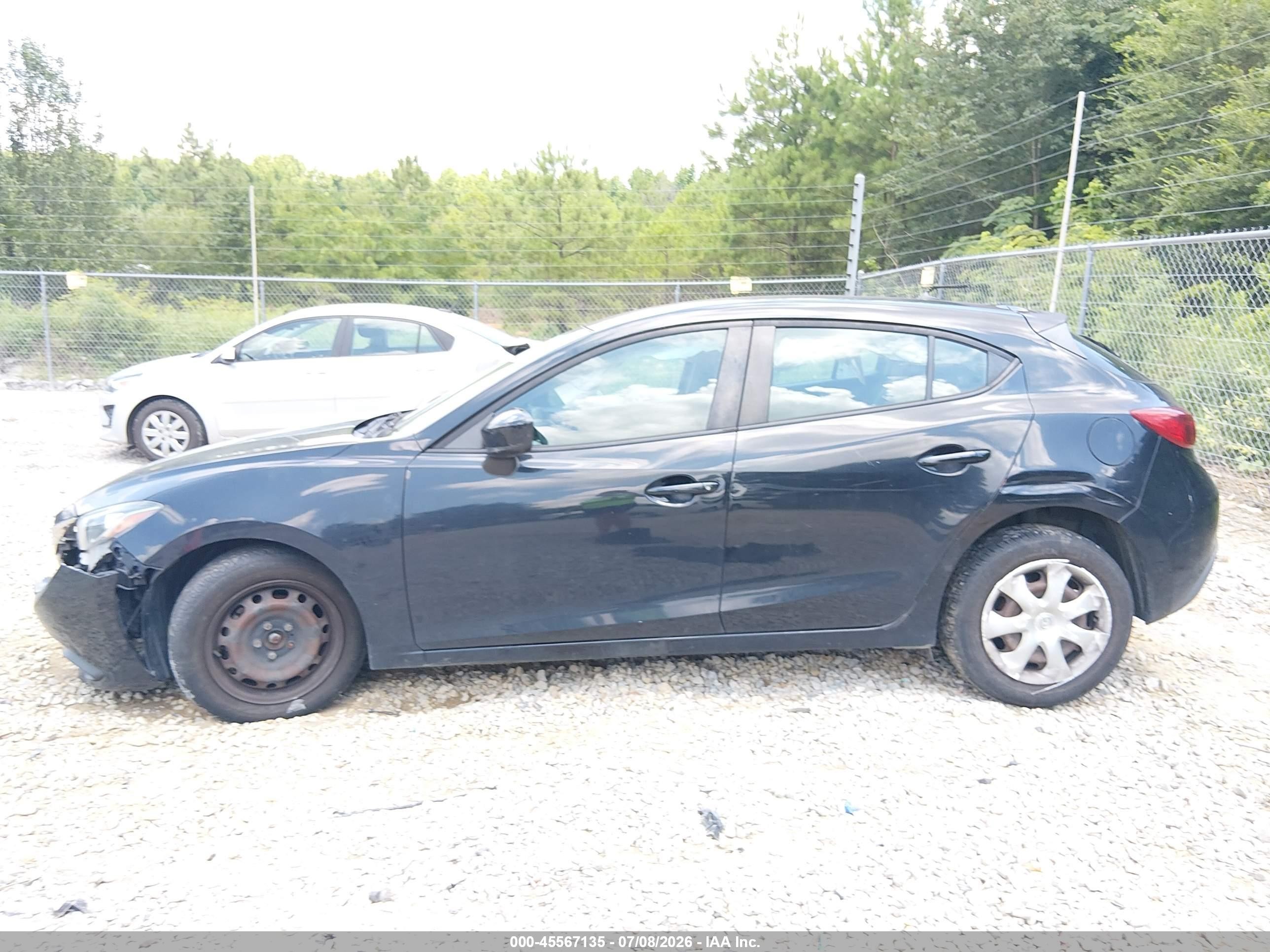 2015 Mazda Mazda3   Black vin: 3MZBM1K75FM209511