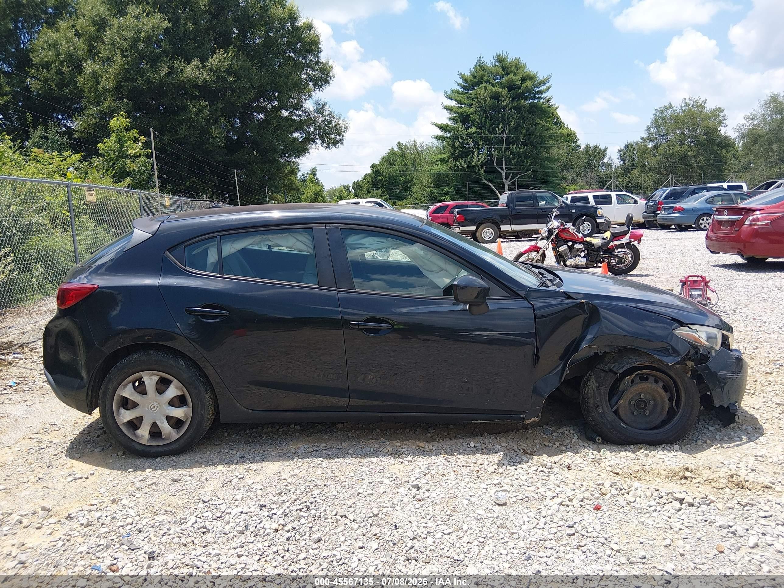2015 Mazda Mazda3   Black vin: 3MZBM1K75FM209511