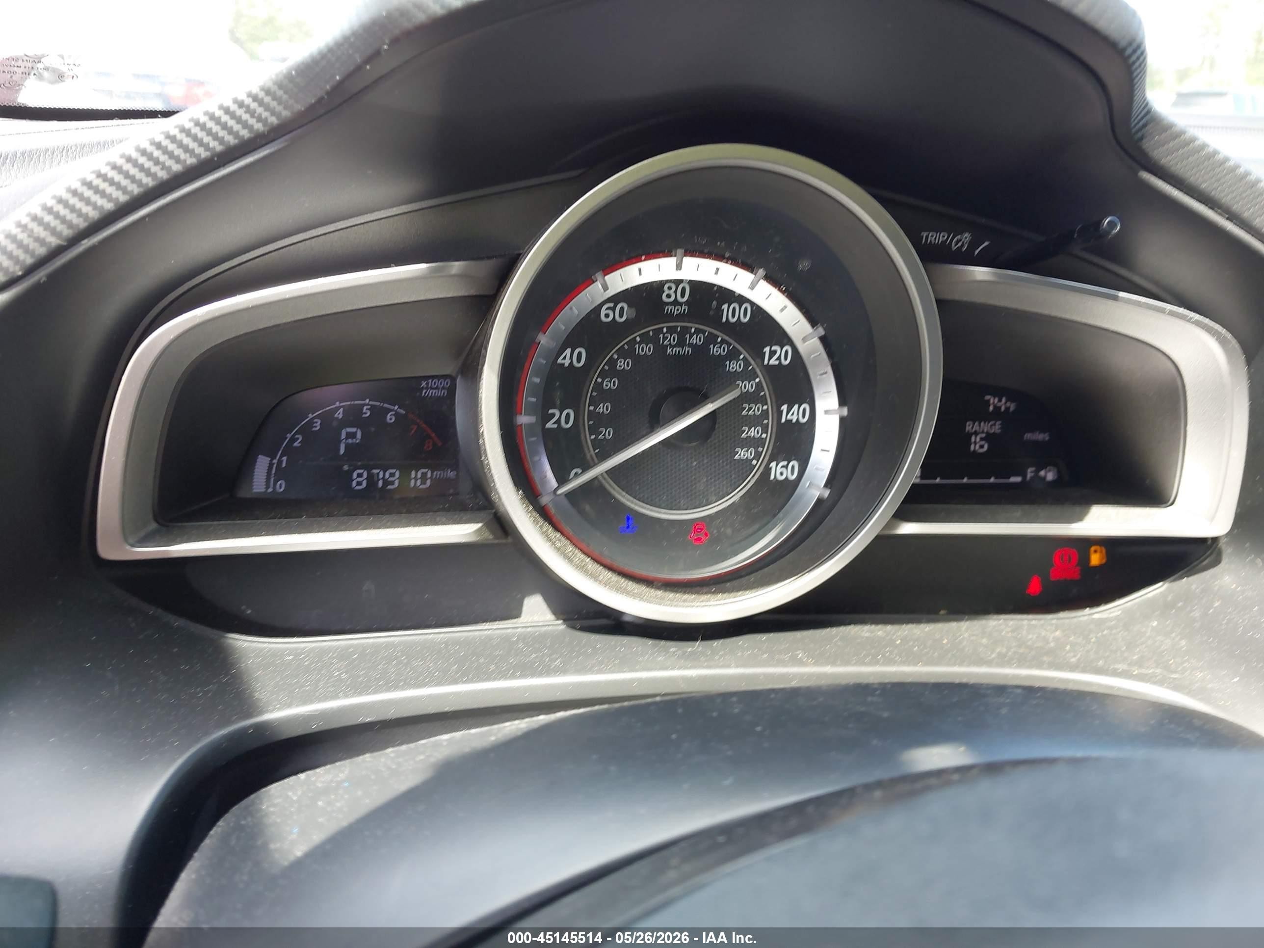 2015 Mazda Mazda3 I Sport Красный vin: 3MZBM1K75FM211095