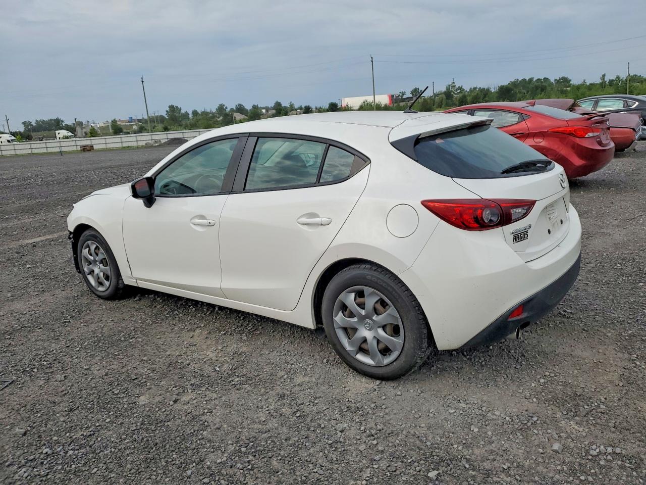2014 Mazda 3 Hatchback White vin: 3MZBM1K77EM112423