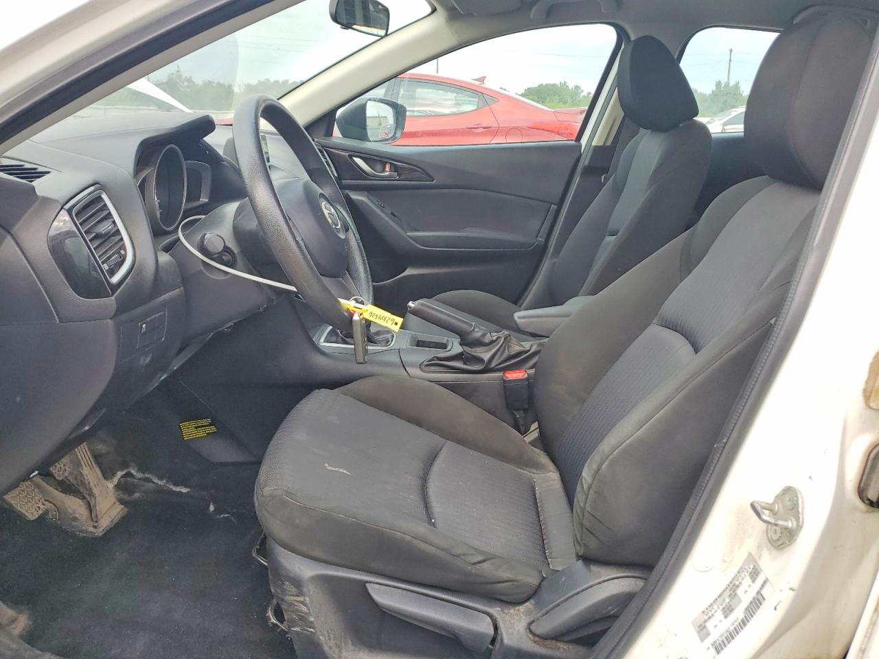 2014 Mazda 3 Hatchback White vin: 3MZBM1K77EM112423