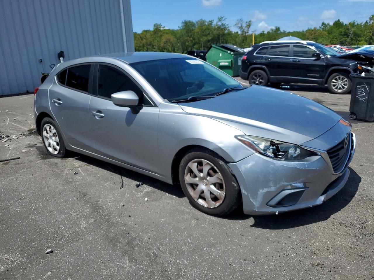 2015 Mazda 3 Sport Silver vin: 3MZBM1K79FM208216