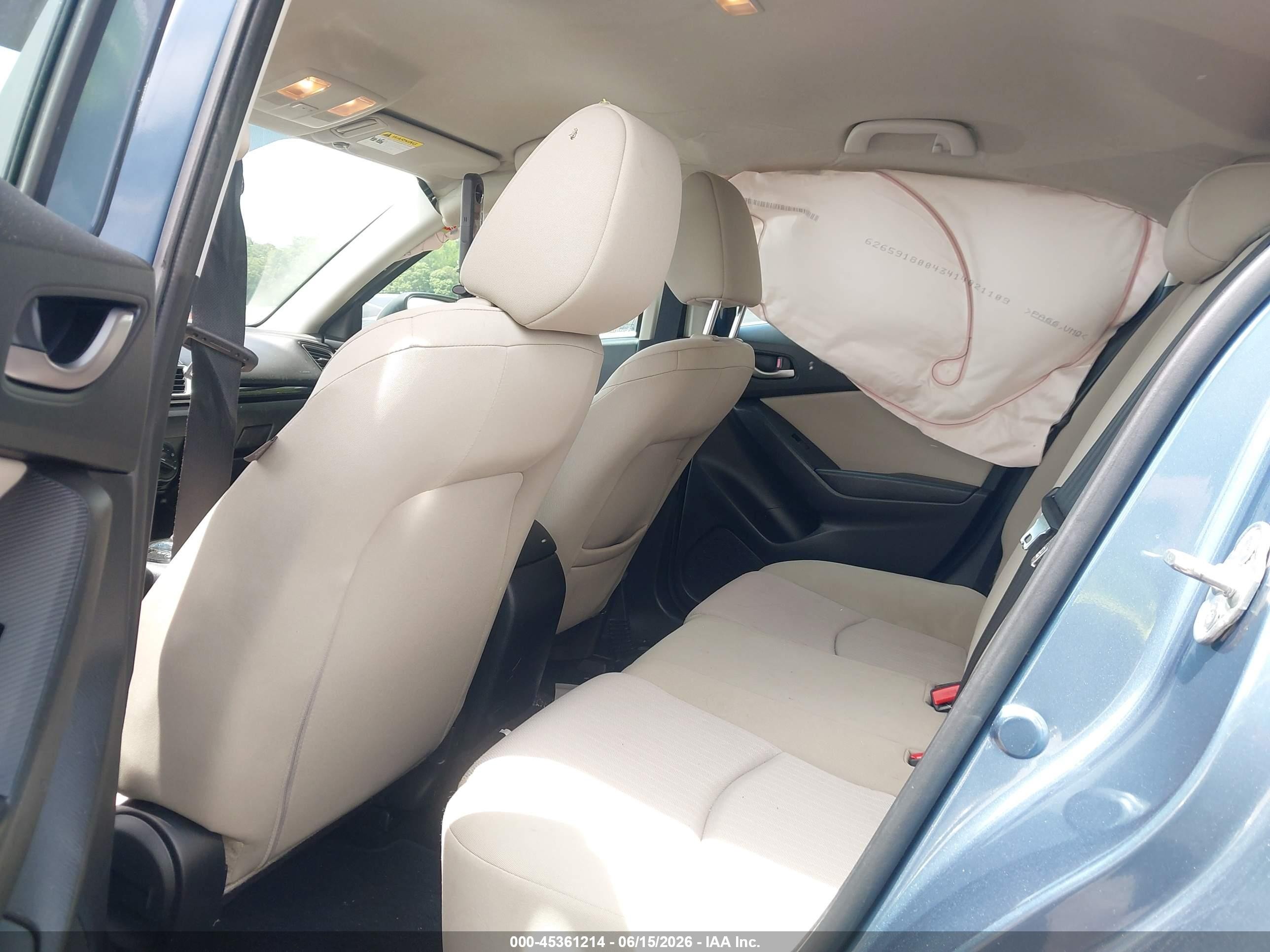 2015 Mazda Mazda3 I Sport Blue vin: 3MZBM1K7XFM126477