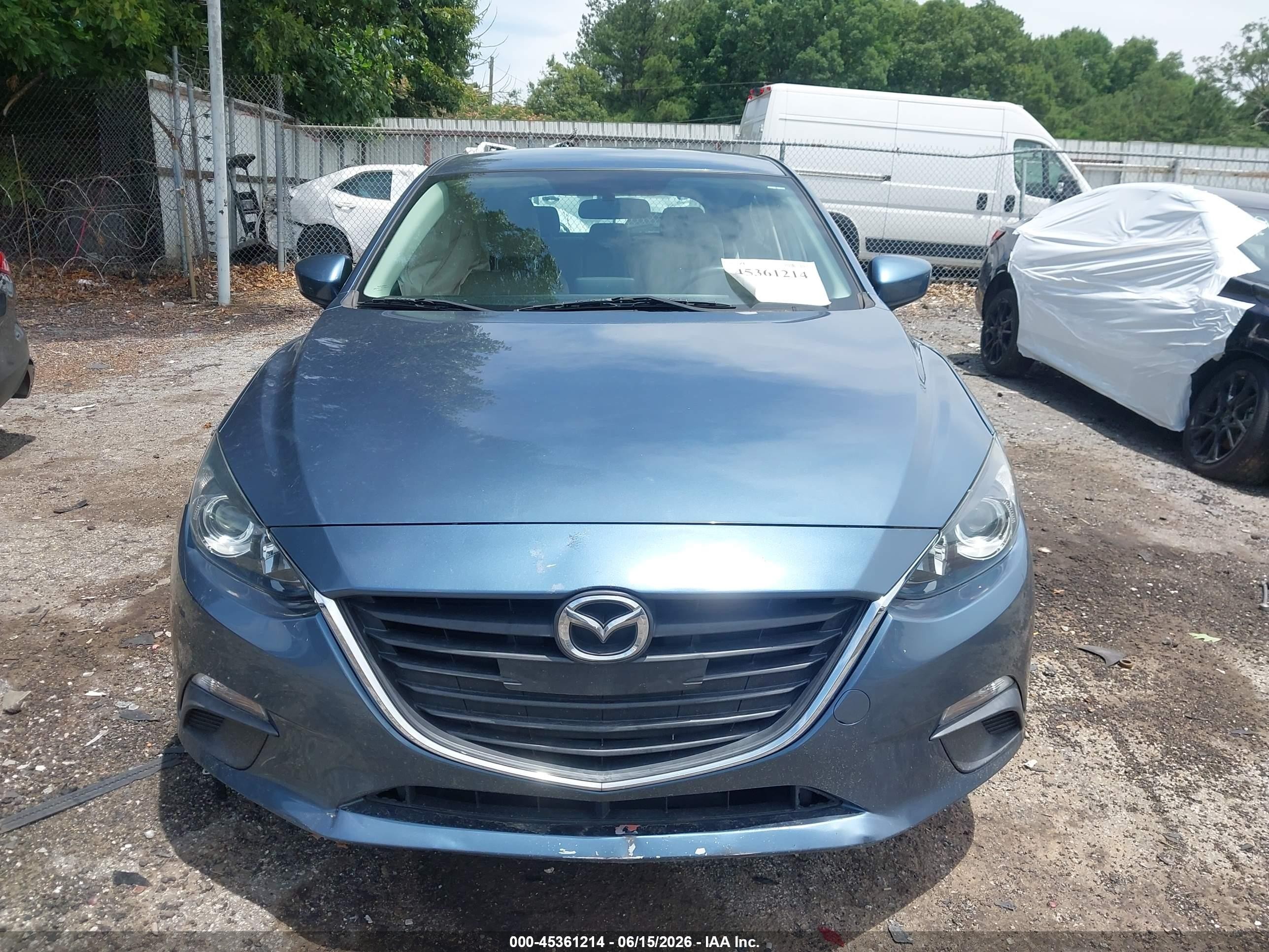 2015 Mazda Mazda3 I Sport Blue vin: 3MZBM1K7XFM126477