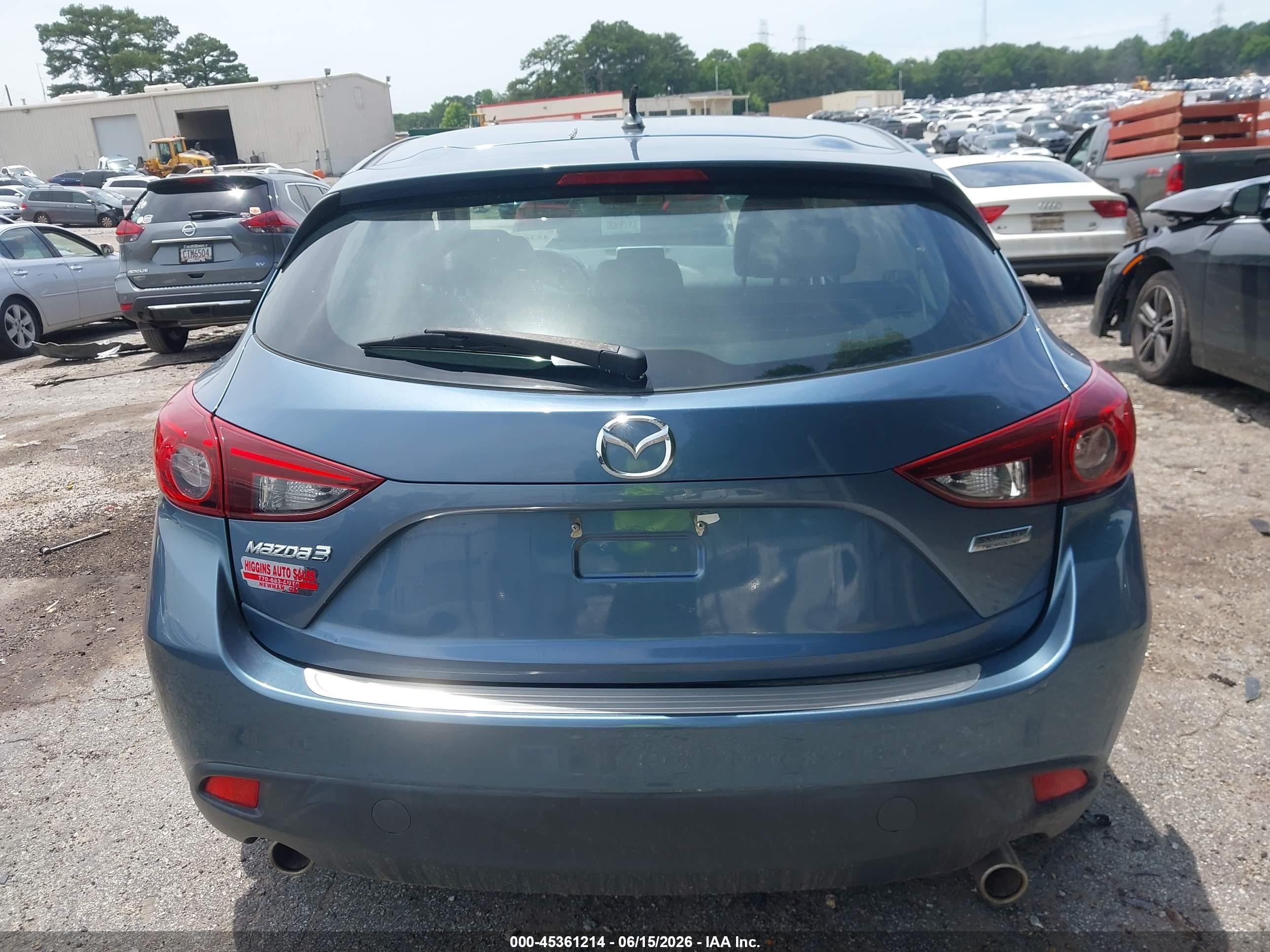 2015 Mazda Mazda3 I Sport Blue vin: 3MZBM1K7XFM126477