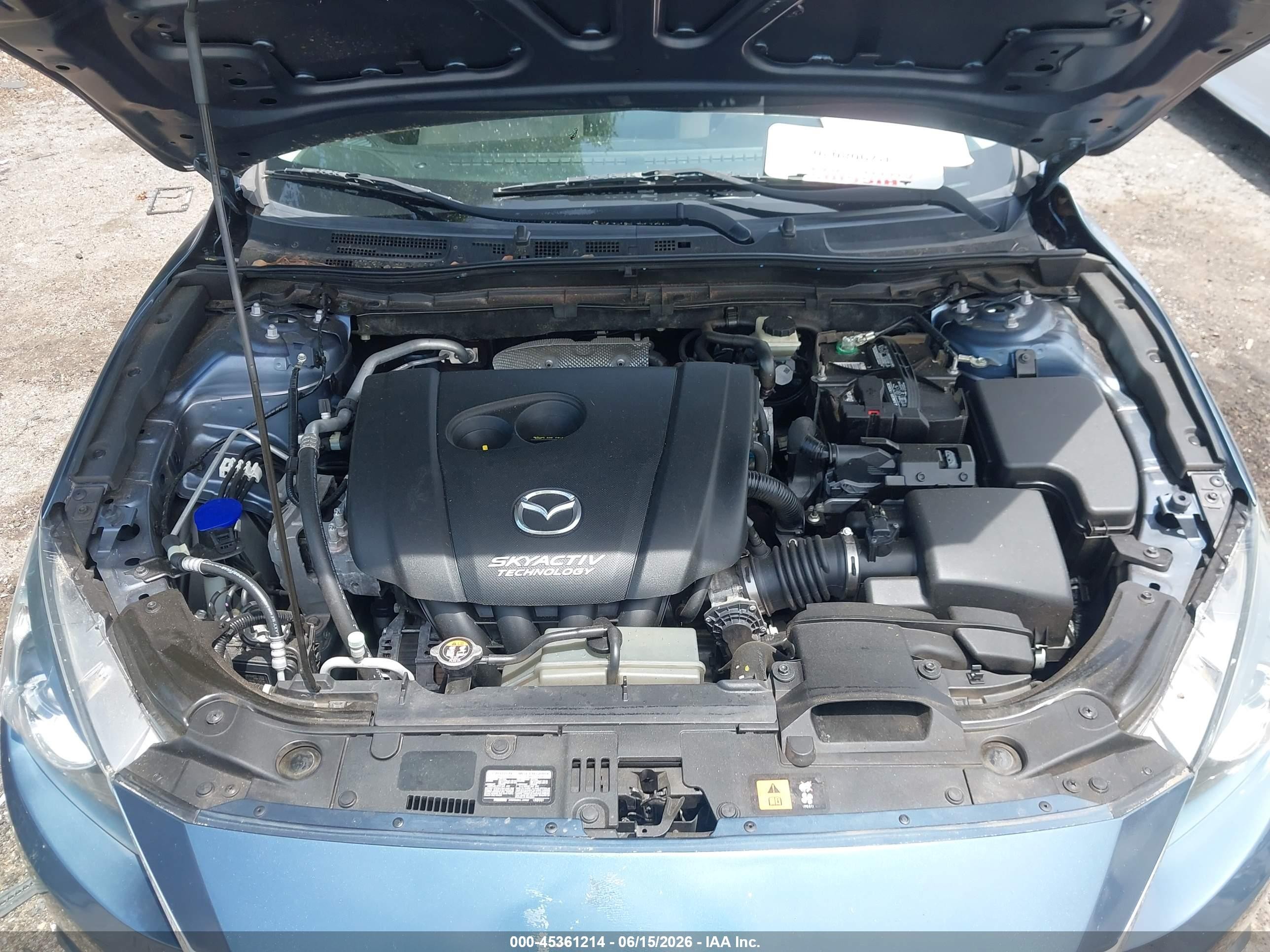 2015 Mazda Mazda3 I Sport Blue vin: 3MZBM1K7XFM126477