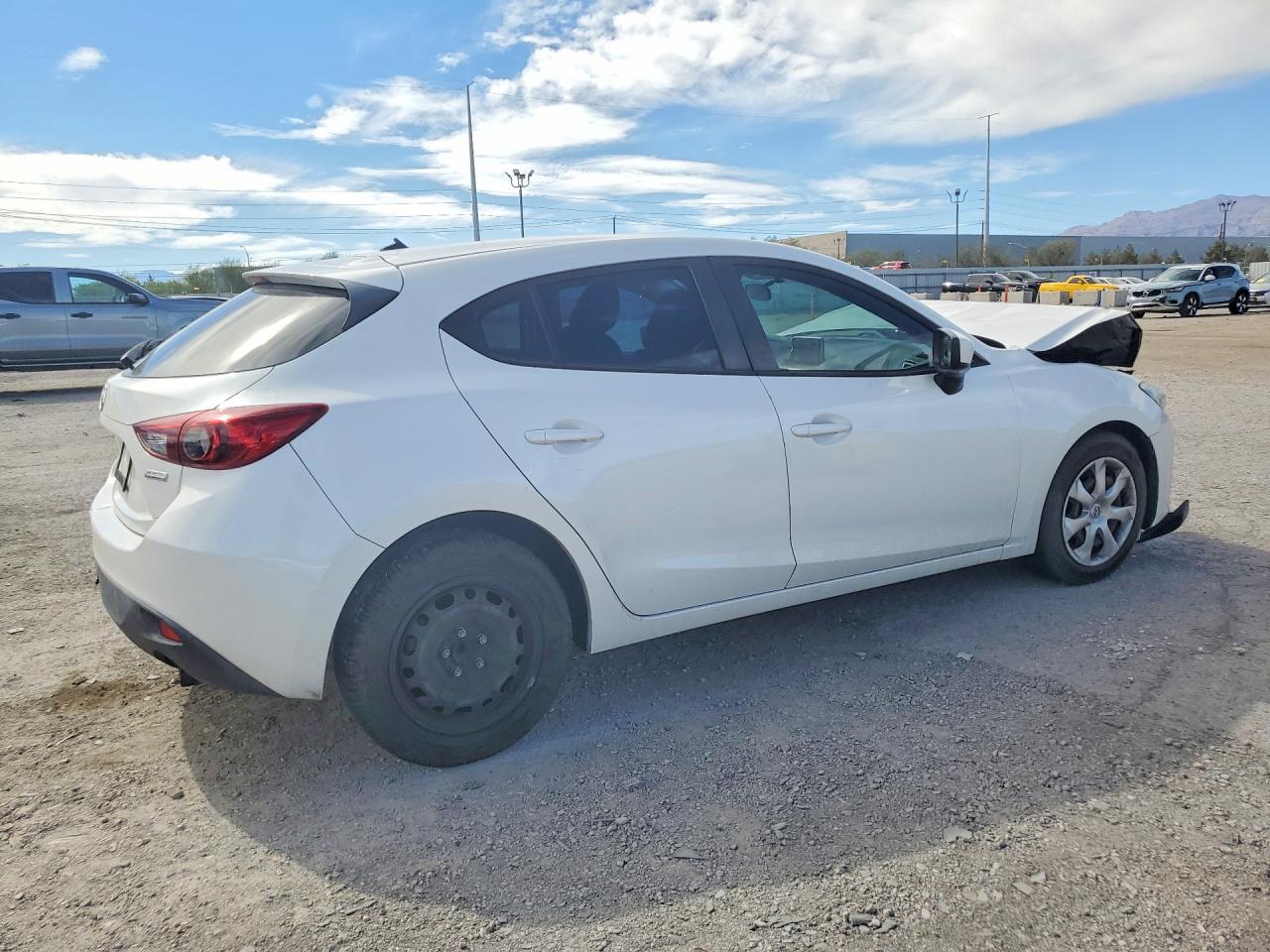 2015 Mazda 3 Sport White vin: 3MZBM1K7XFM226434