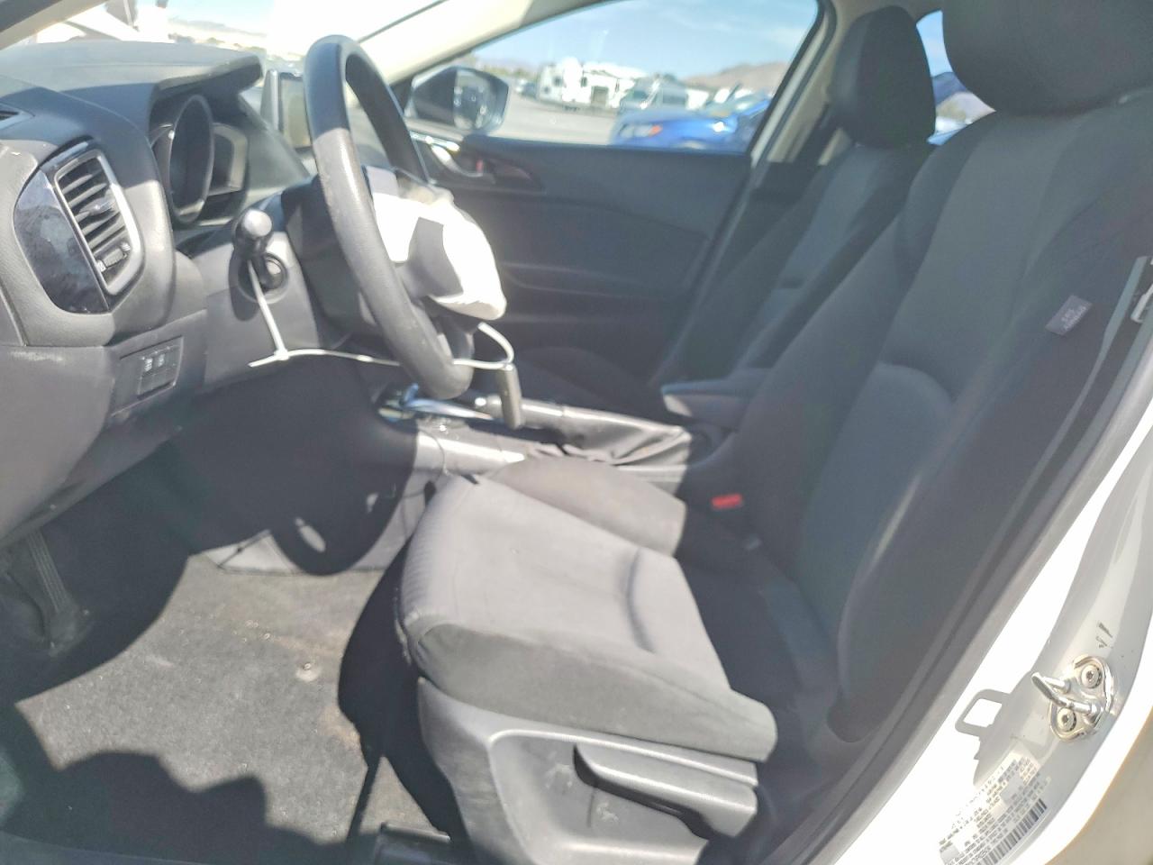2015 Mazda 3 Sport White vin: 3MZBM1K7XFM226434