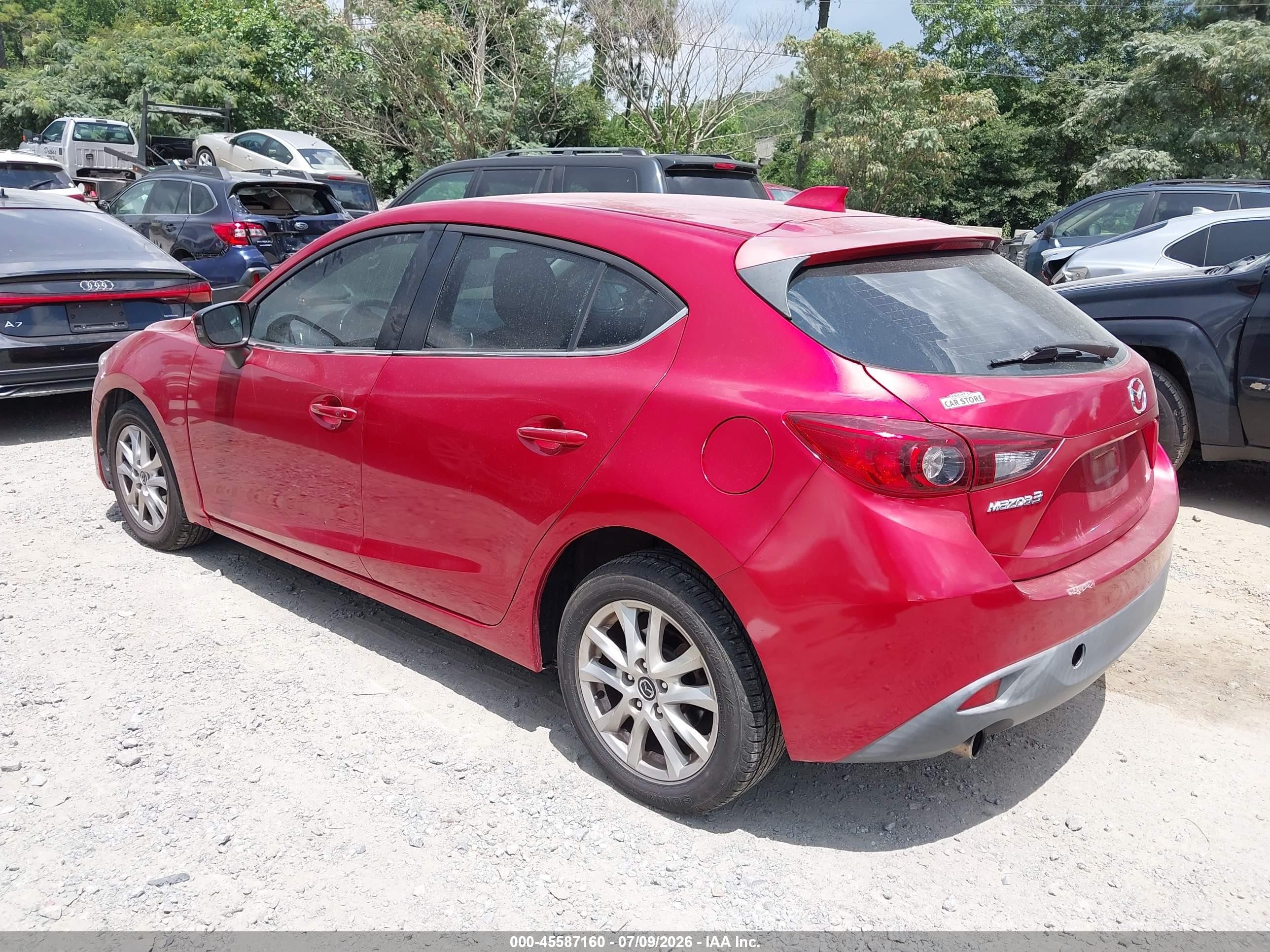 2014 Mazda Mazda3 I Touring Red vin: 3MZBM1L71EM116871