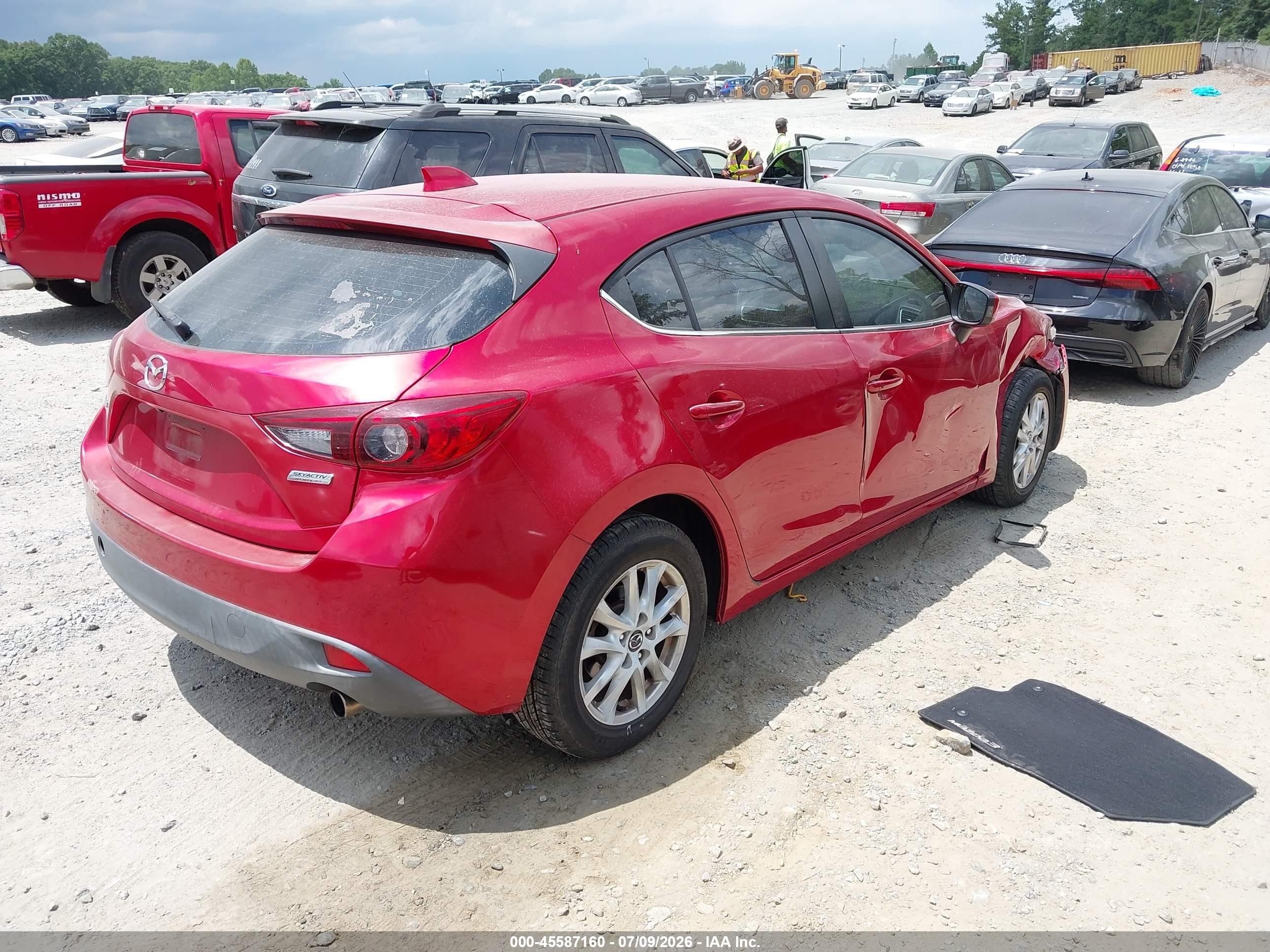 2014 Mazda Mazda3 I Touring Red vin: 3MZBM1L71EM116871