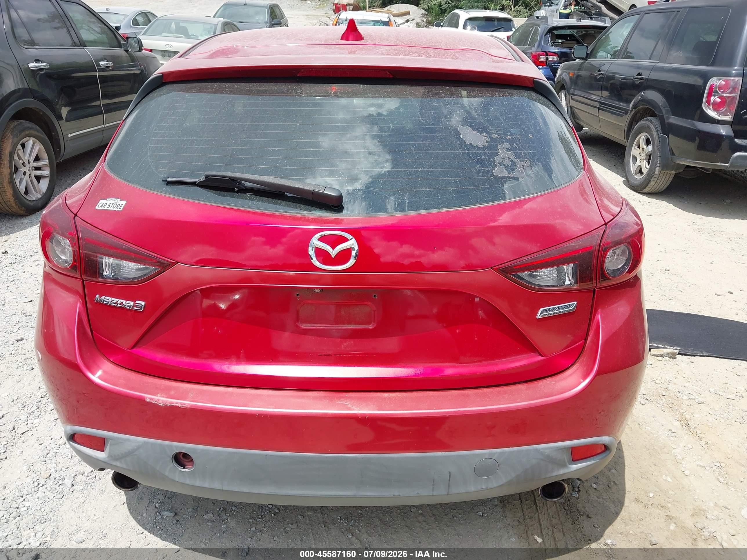 2014 Mazda Mazda3 I Touring Red vin: 3MZBM1L71EM116871