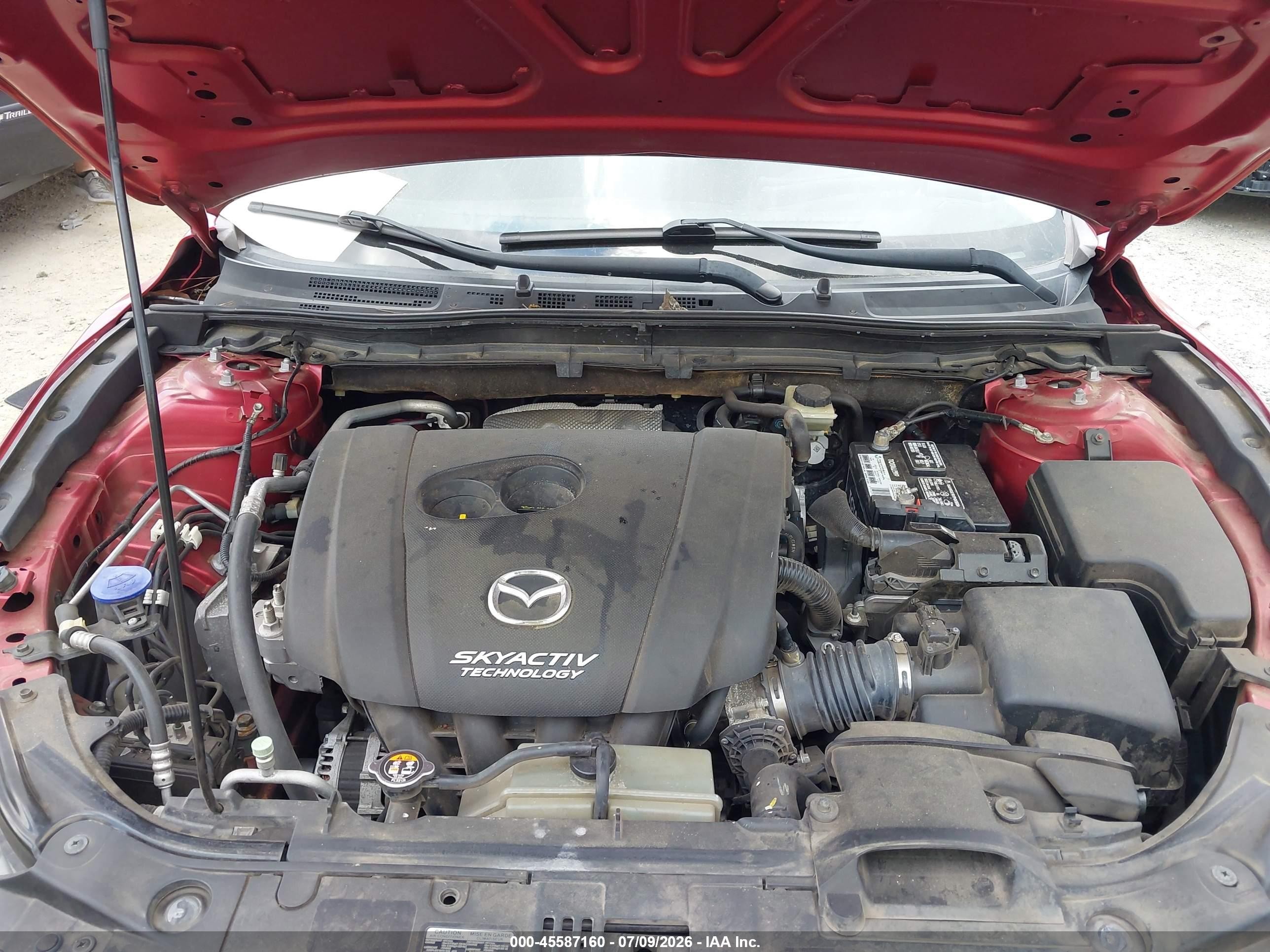 2014 Mazda Mazda3 I Touring Red vin: 3MZBM1L71EM116871