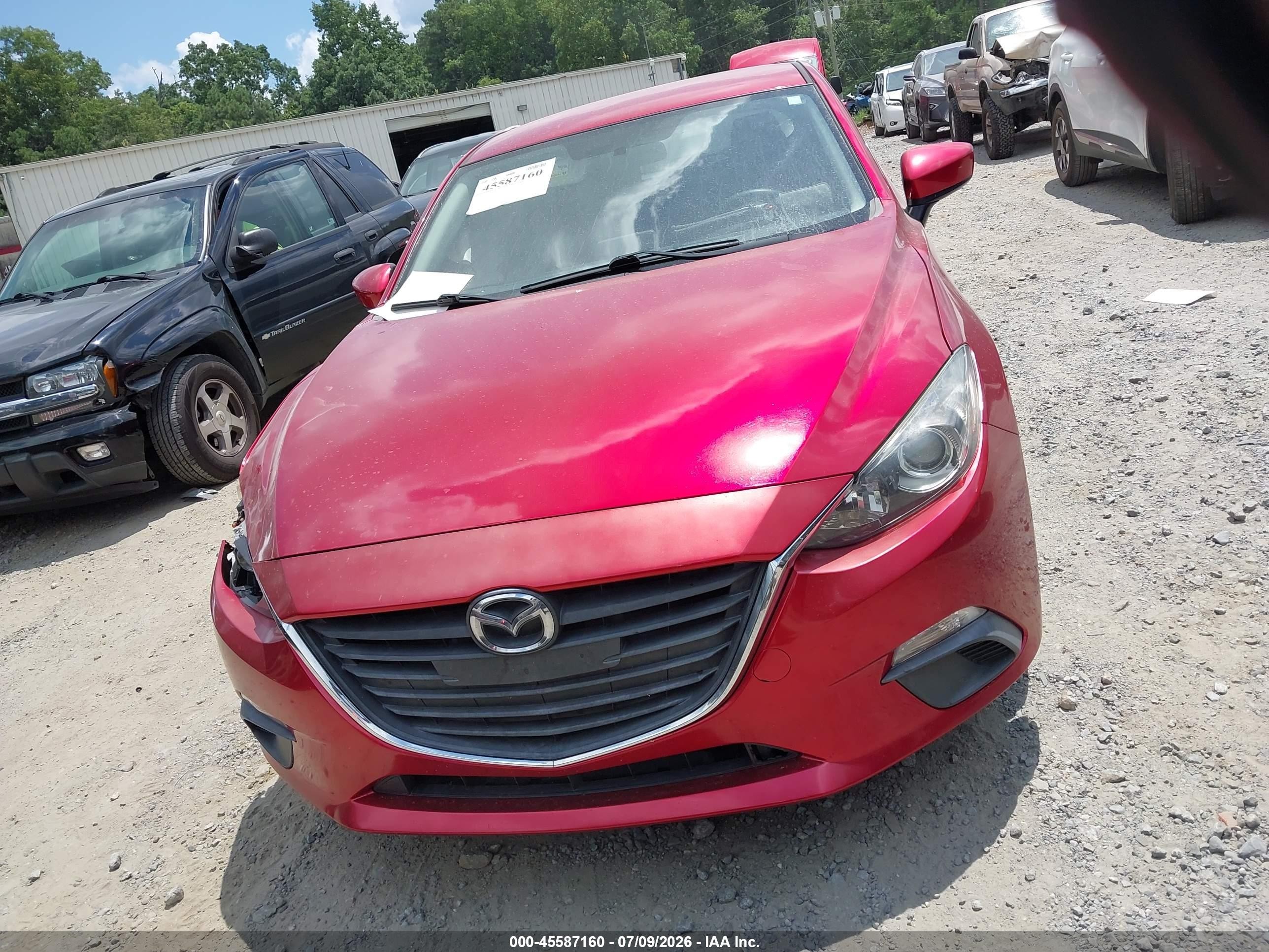 2014 Mazda Mazda3 I Touring Red vin: 3MZBM1L71EM116871