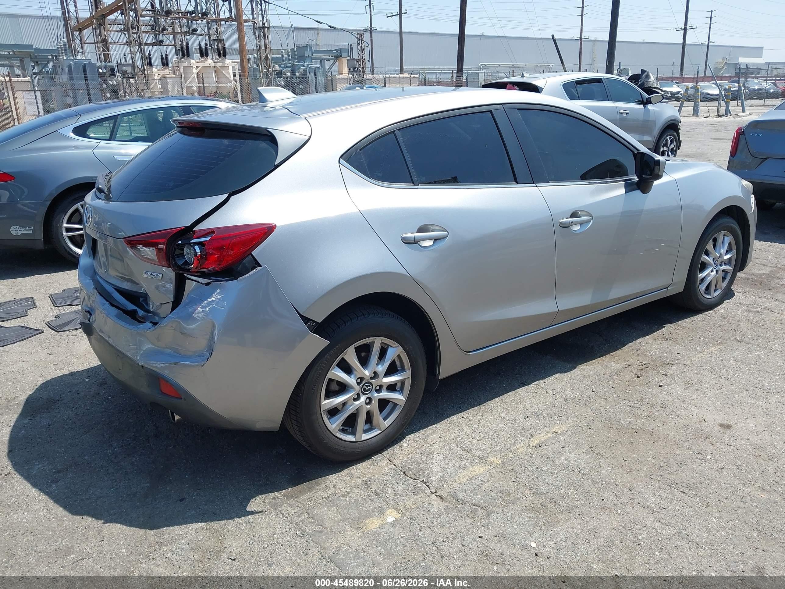 2015 Mazda Mazda3 I Touring Silver vin: 3MZBM1L71FM146583