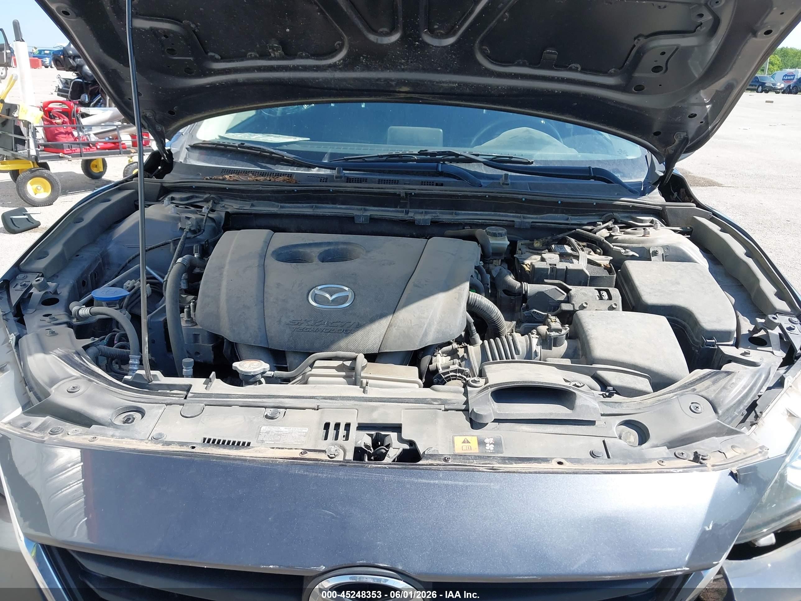 2015 Mazda Mazda3 I Touring Gray vin: 3MZBM1L71FM214512