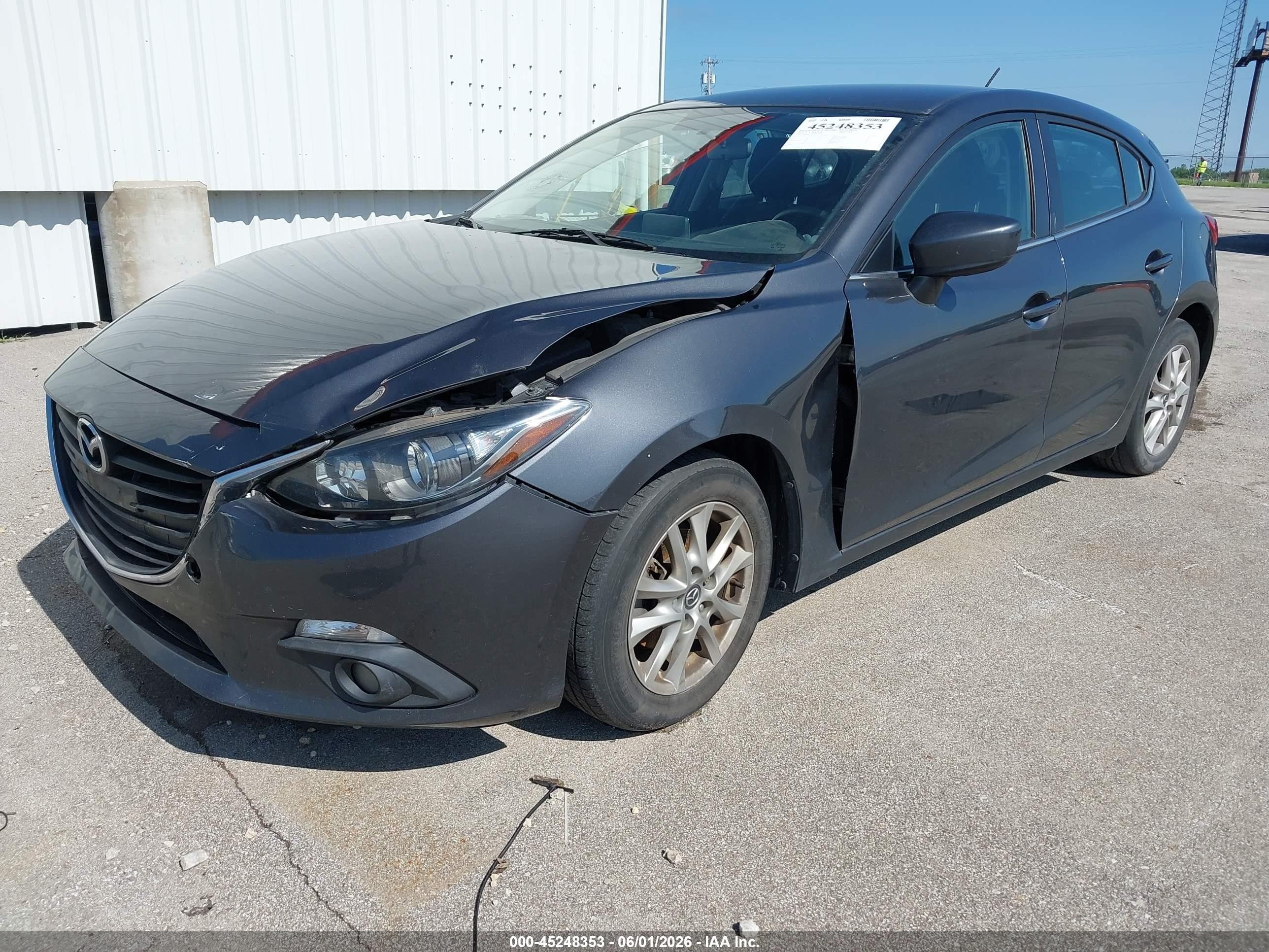2015 Mazda Mazda3 I Touring Gray vin: 3MZBM1L71FM214512