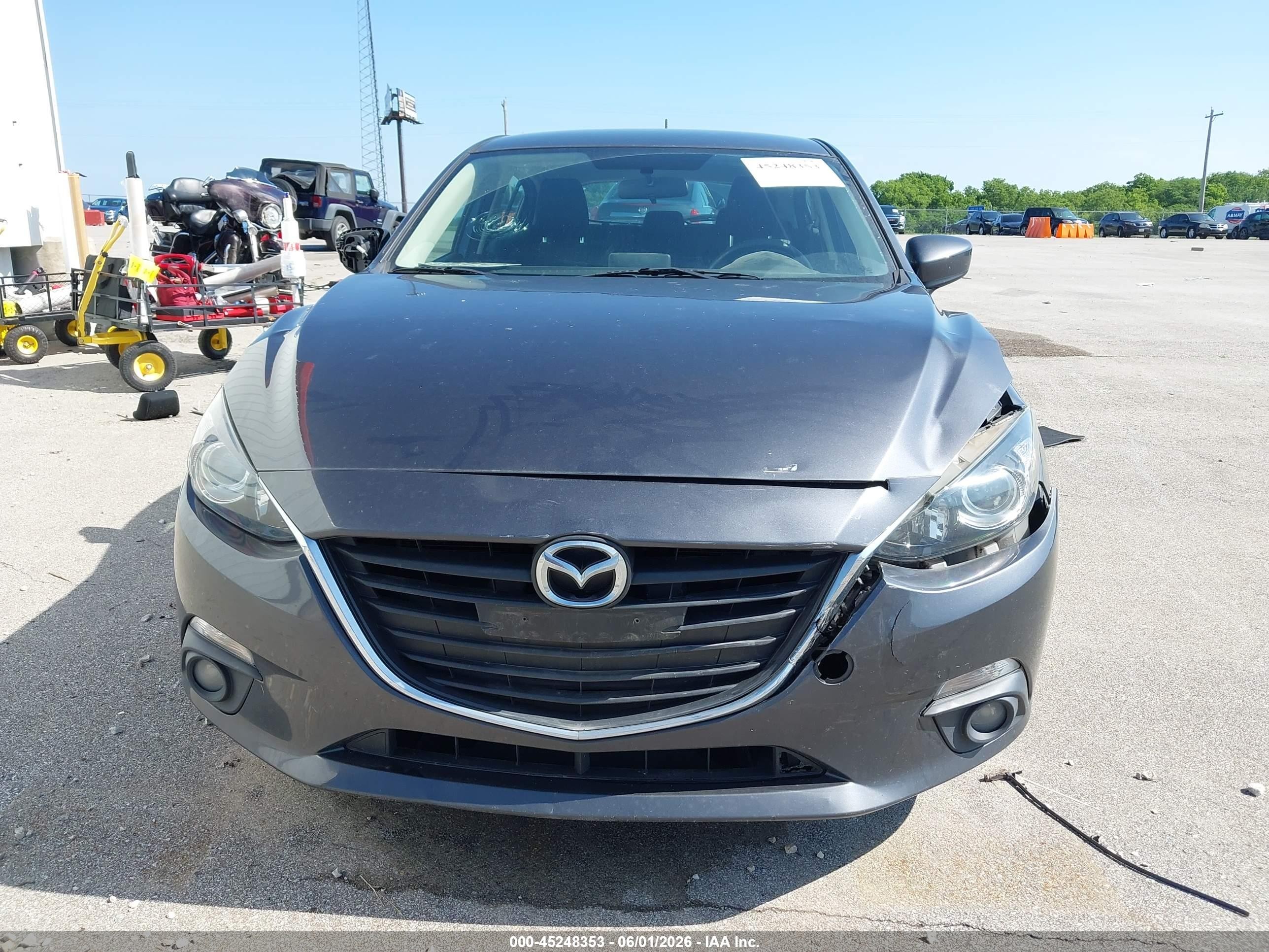 2015 Mazda Mazda3 I Touring Gray vin: 3MZBM1L71FM214512