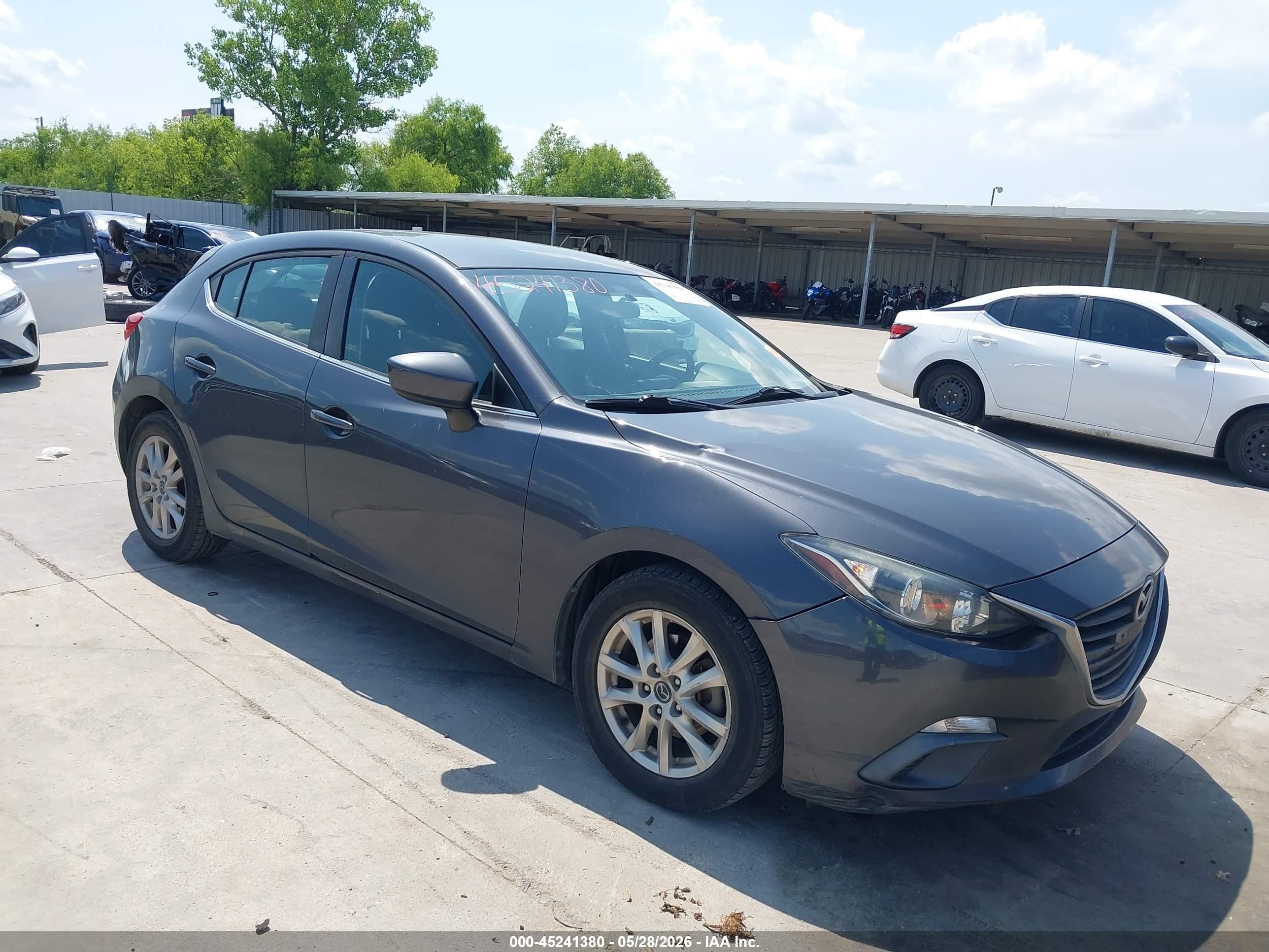 2014 Mazda Mazda3 I Touring Gray vin: 3MZBM1L72EM111095