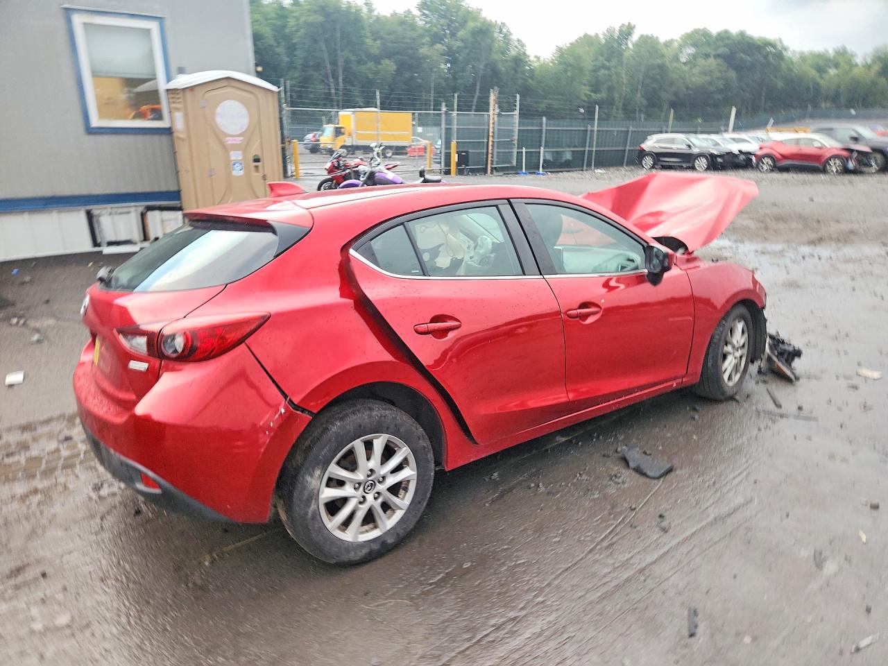 2015 Mazda 3 Touring Red vin: 3MZBM1L72FM154577