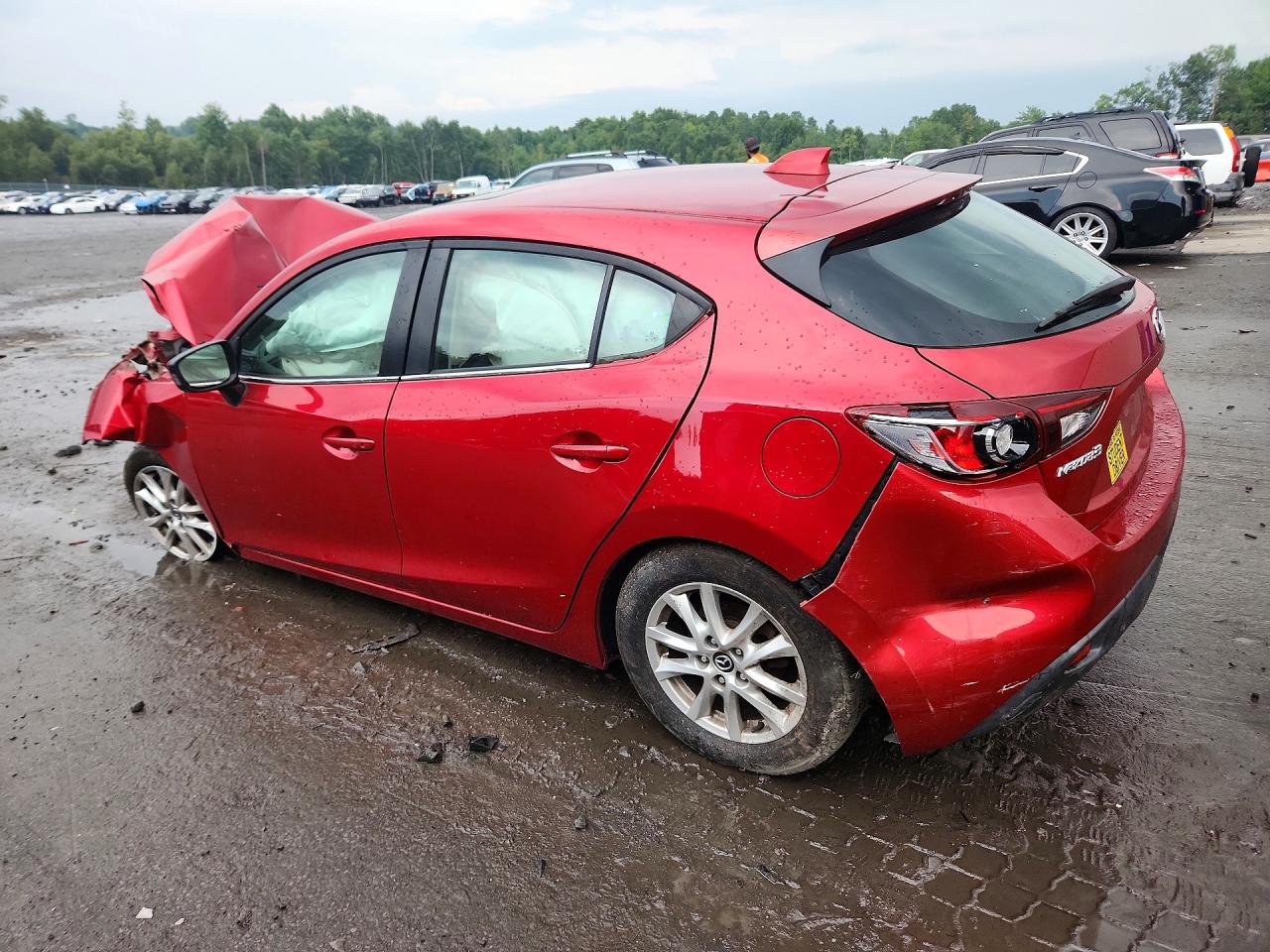 2015 Mazda 3 Touring Red vin: 3MZBM1L72FM154577