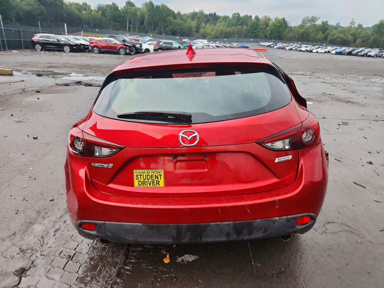2015 Mazda 3 Touring Red vin: 3MZBM1L72FM154577