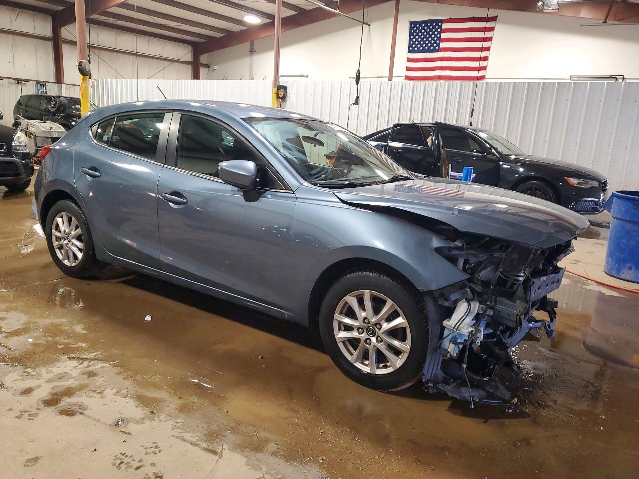 2015 Mazda 3 Touring Blue vin: 3MZBM1L72FM163408