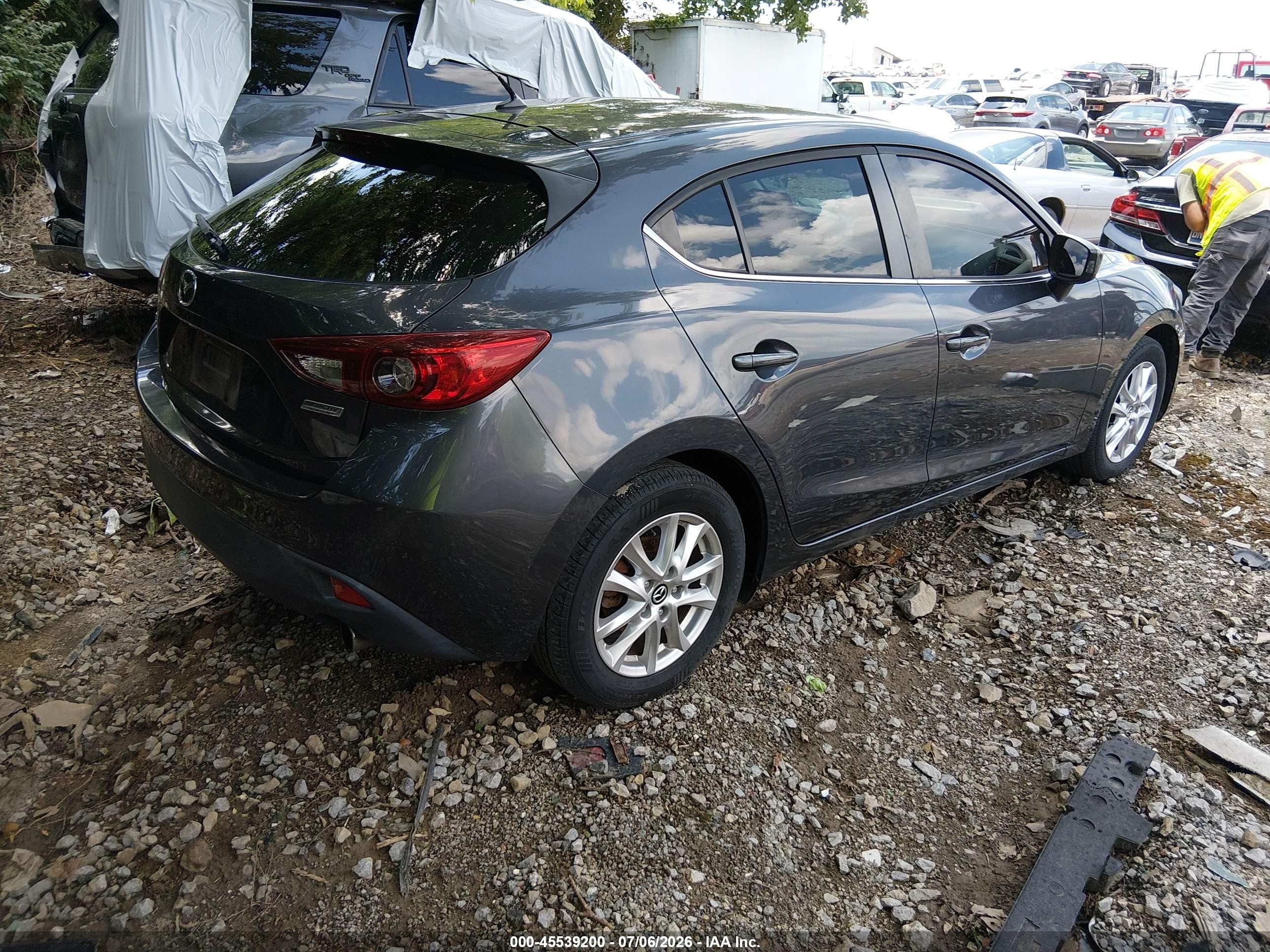 2015 Mazda Mazda3   Gray vin: 3MZBM1L72FM207634